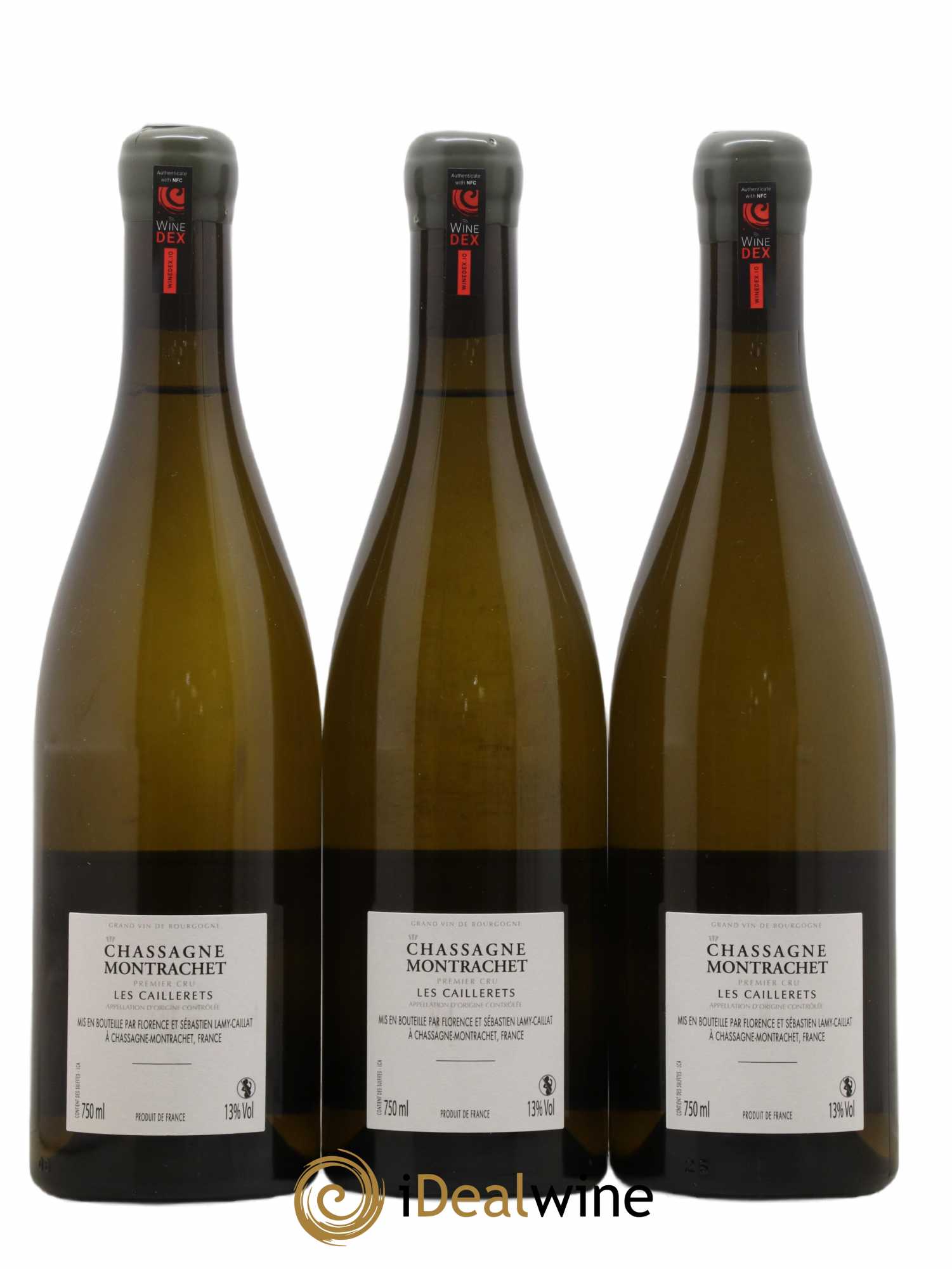 Chassagne-Montrachet 1er Cru Les Caillerets Lamy-Caillat (Domaine) 2020 - Lot de 3 bouteilles - 1
