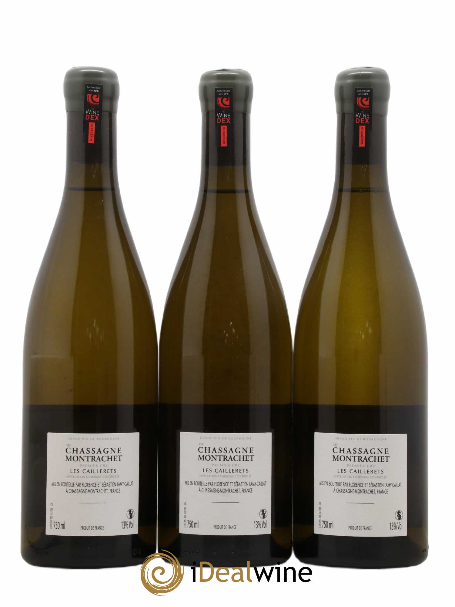 Chassagne-Montrachet 1er Cru Les Caillerets Lamy-Caillat (Domaine) 2020 - Lot de 3 bouteilles - 1