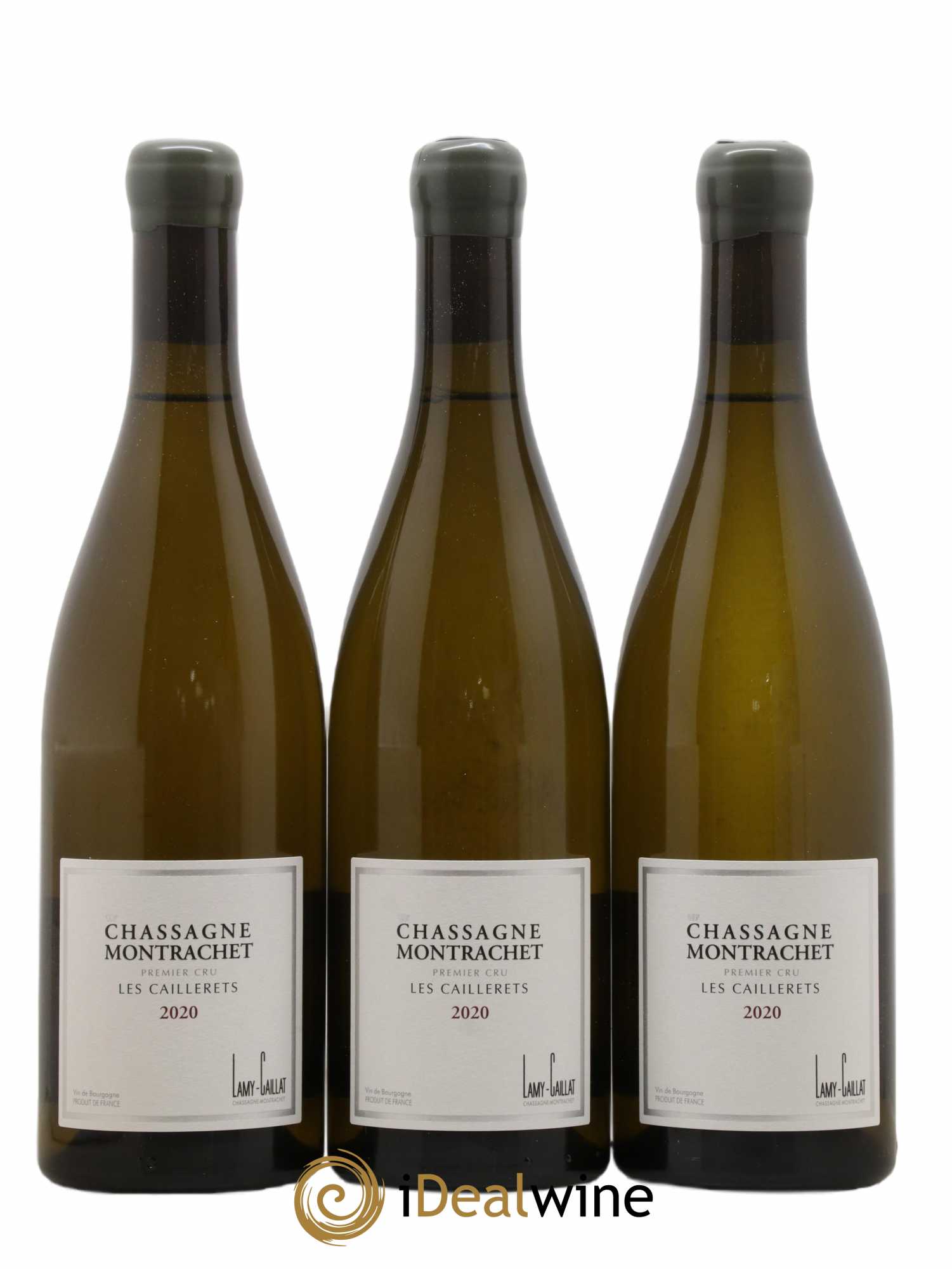 Chassagne-Montrachet 1er Cru Les Caillerets Lamy-Caillat (Domaine) 2020 - Lot de 3 bouteilles - 0