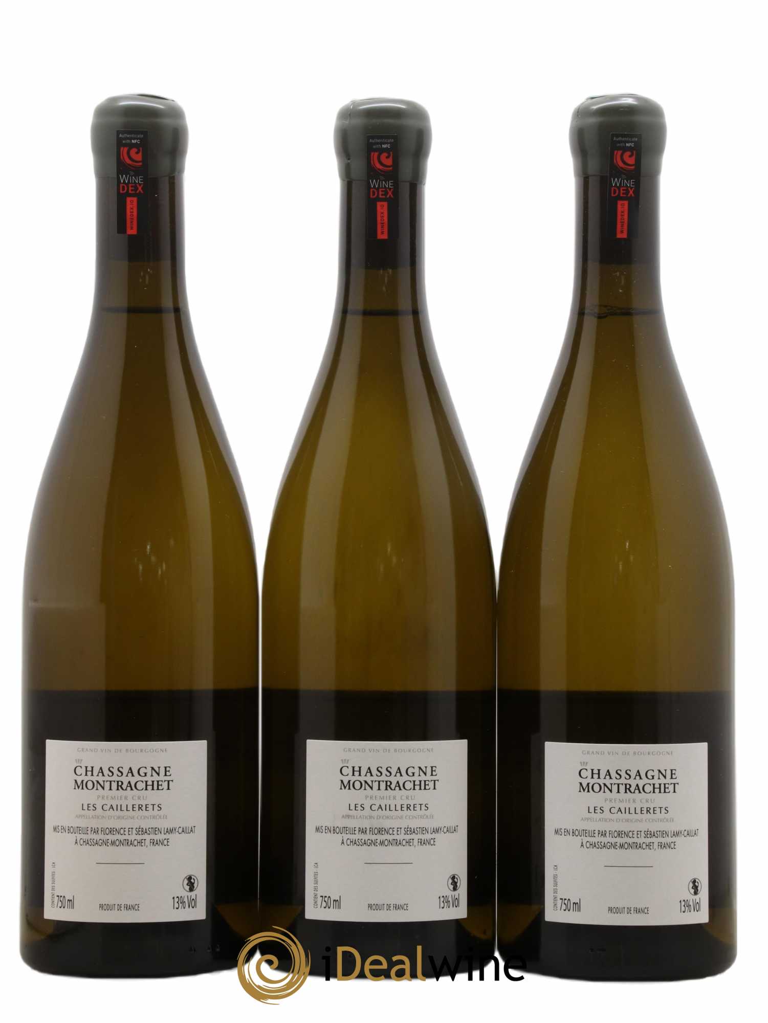 Chassagne-Montrachet 1er Cru Les Caillerets Lamy-Caillat (Domaine) 2020 - Lot de 3 bouteilles - 1