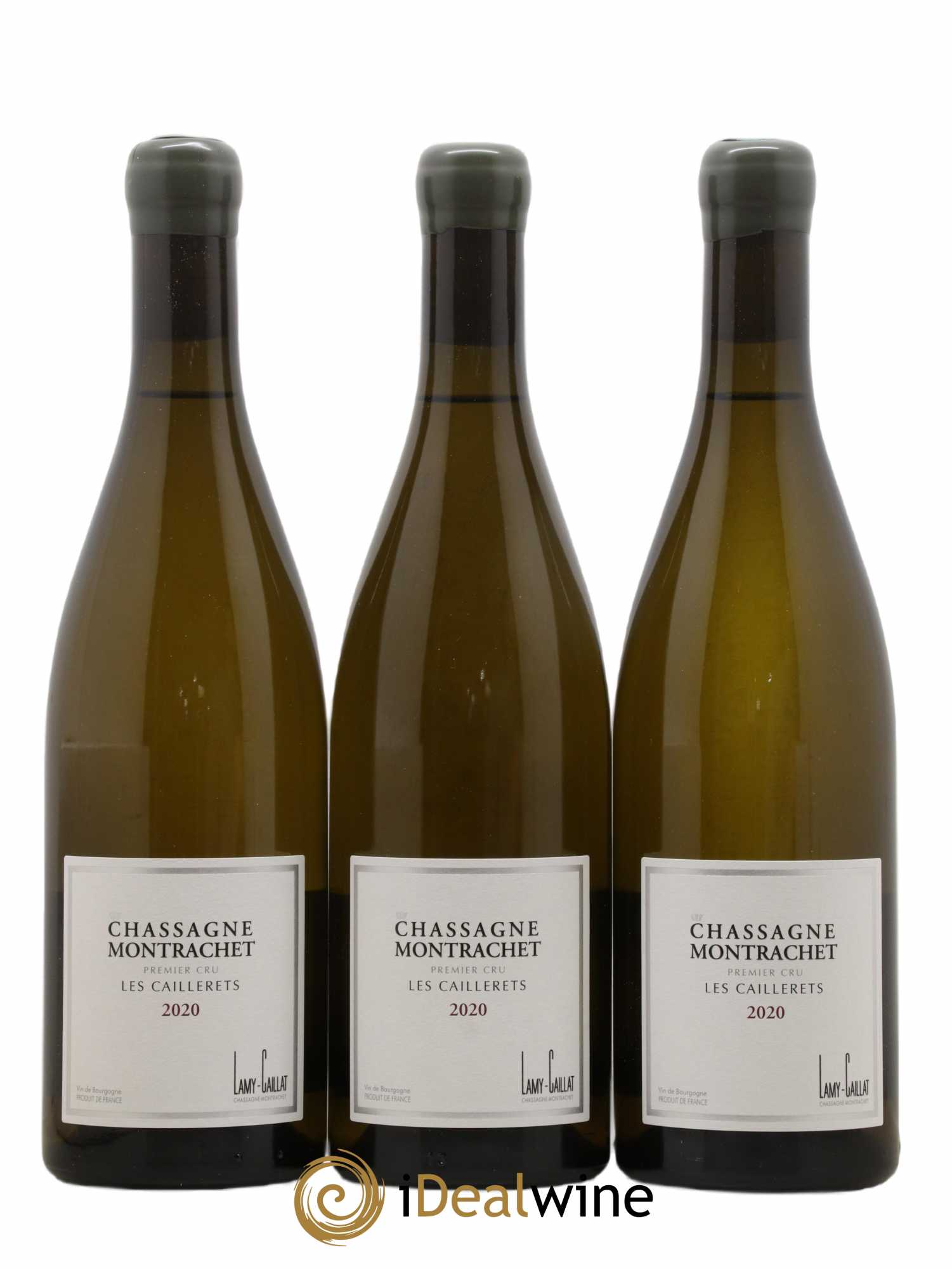 Chassagne-Montrachet 1er Cru Les Caillerets Lamy-Caillat (Domaine) 2020 - Lot de 3 bouteilles - 0