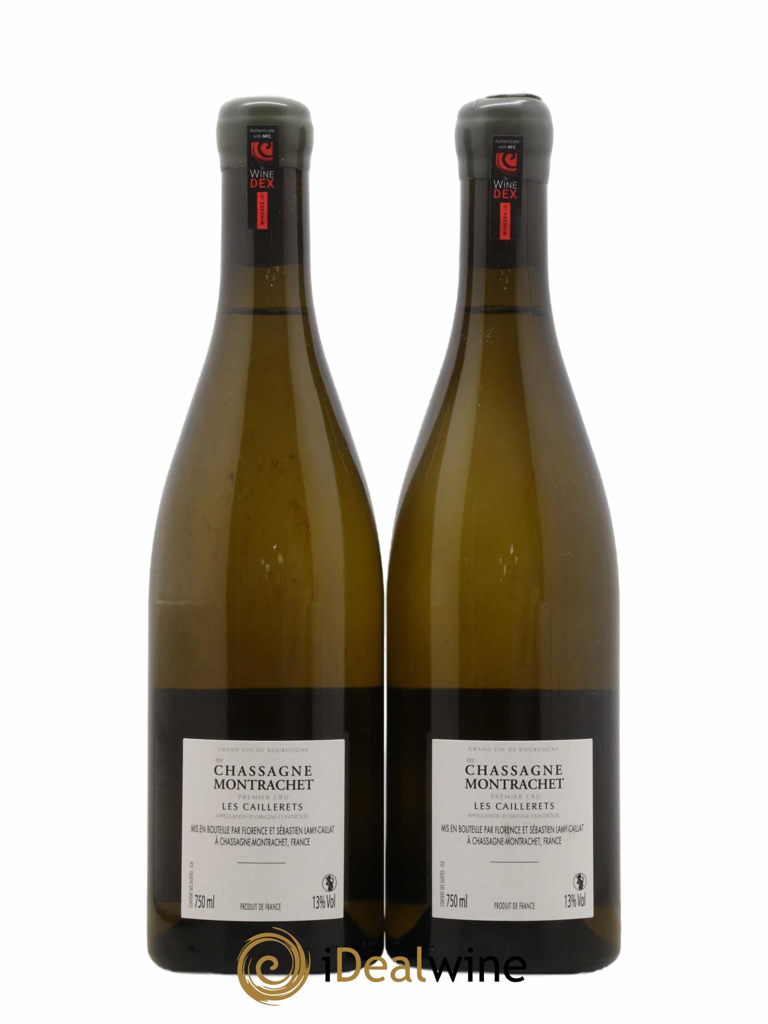Chassagne-Montrachet 1er Cru Les Caillerets Lamy-Caillat (Domaine) 2020 - Lot de 2 bouteilles - 1