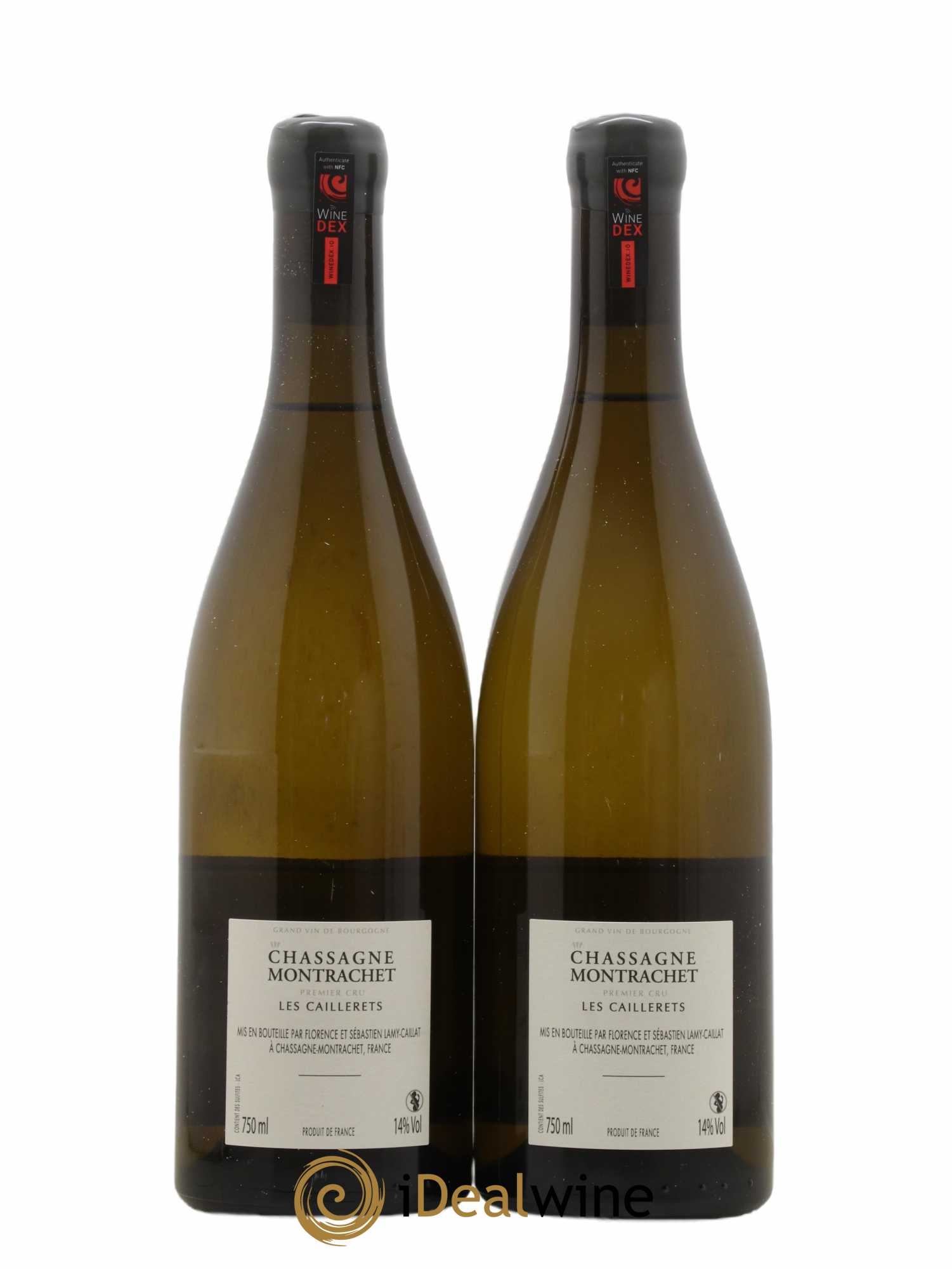 Chassagne-Montrachet 1er Cru Les Caillerets Lamy-Caillat (Domaine) 2019 - Lot de 2 bouteilles - 1