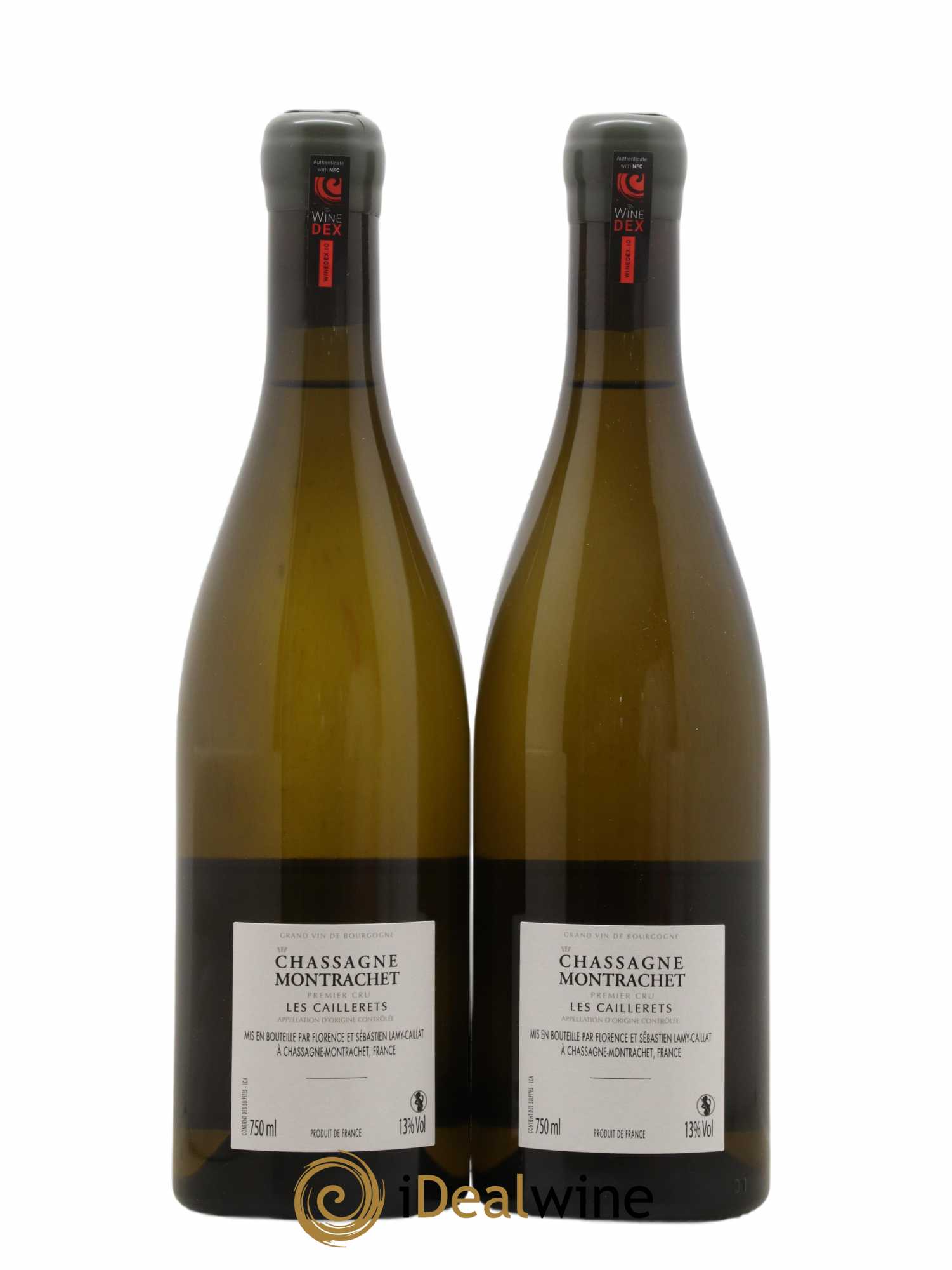 Chassagne-Montrachet 1er Cru Les Caillerets Lamy-Caillat (Domaine) 2020 - Lot de 2 bouteilles - 1