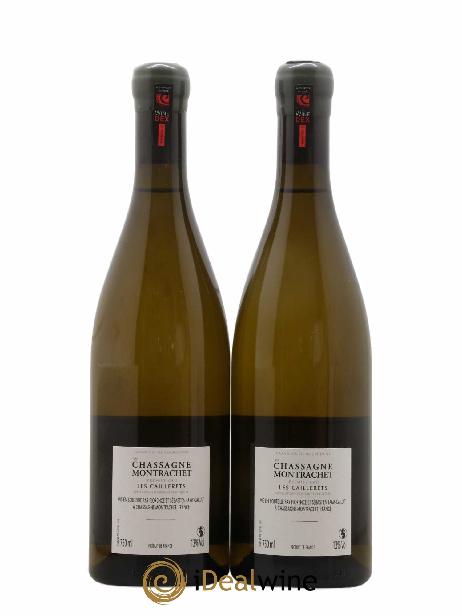 Chassagne-Montrachet 1er Cru Les Caillerets Lamy-Caillat (Domaine) 2020 - Lot de 2 bouteilles - 1