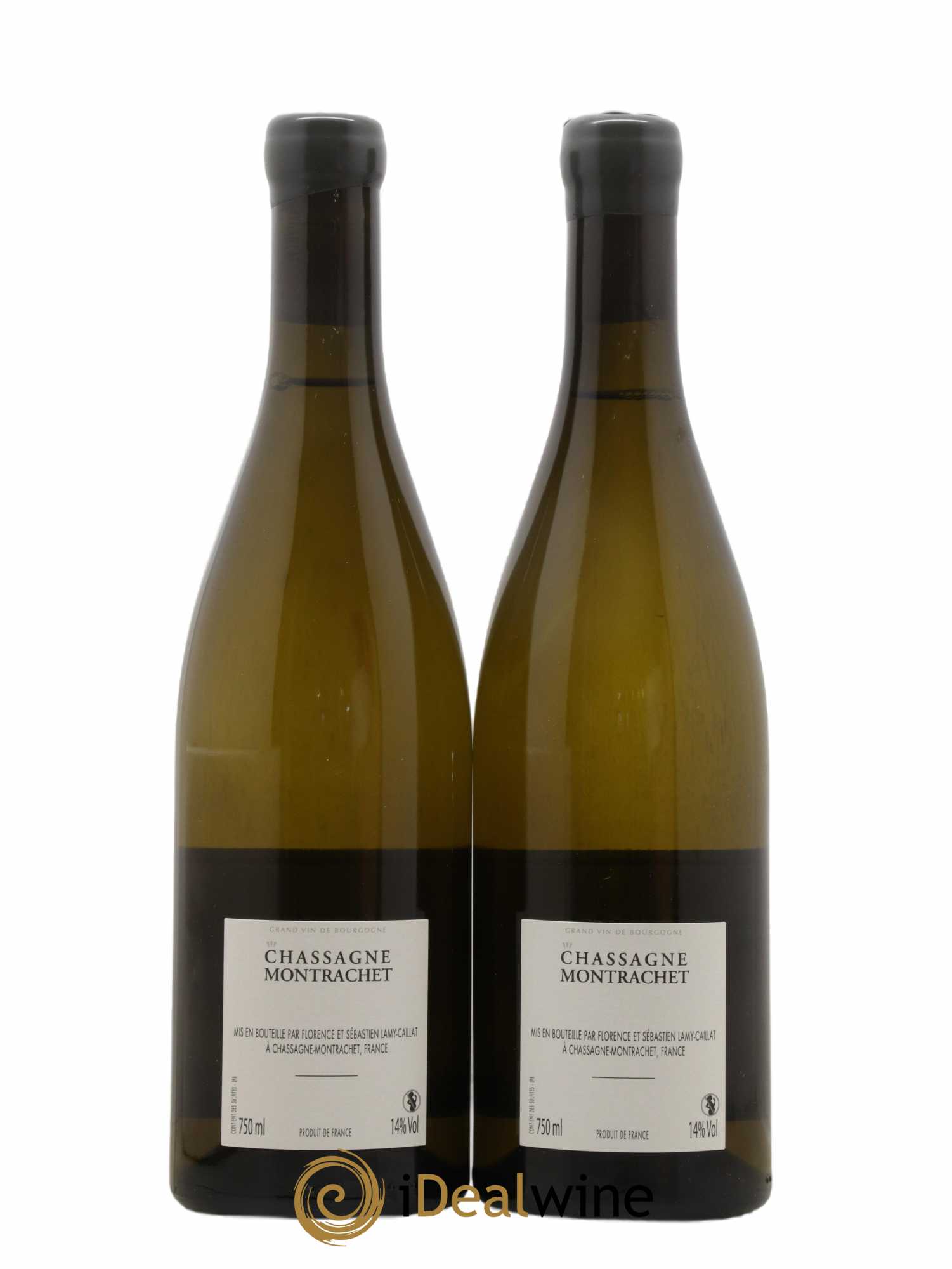 Chassagne-Montrachet Lamy-Caillat (Domaine) 2019 - Lot de 2 bouteilles - 1