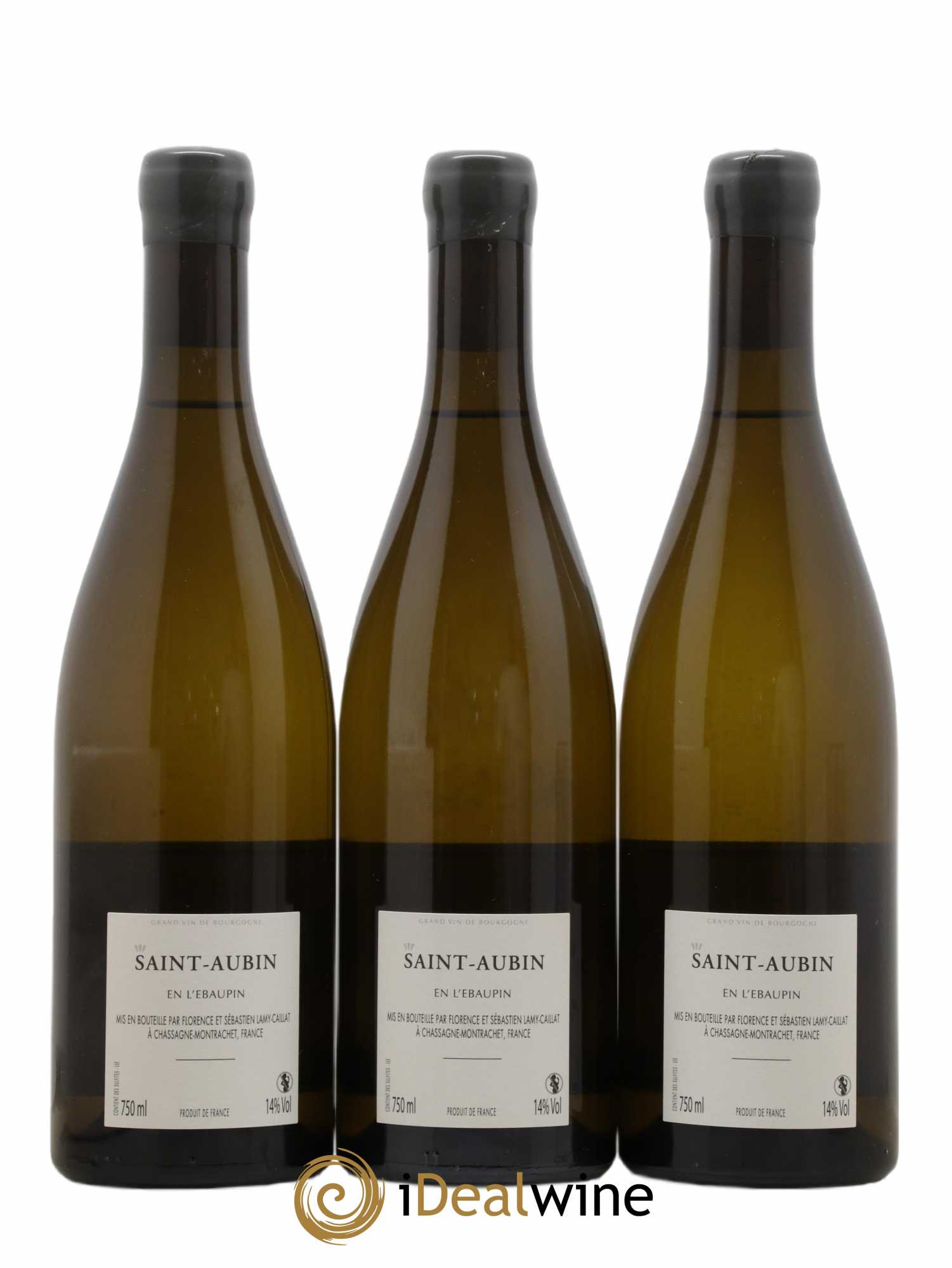 Saint-Aubin En l'Ebaupin Lamy-Caillat (Domaine) 2019 - Lot de 3 bouteilles - 1