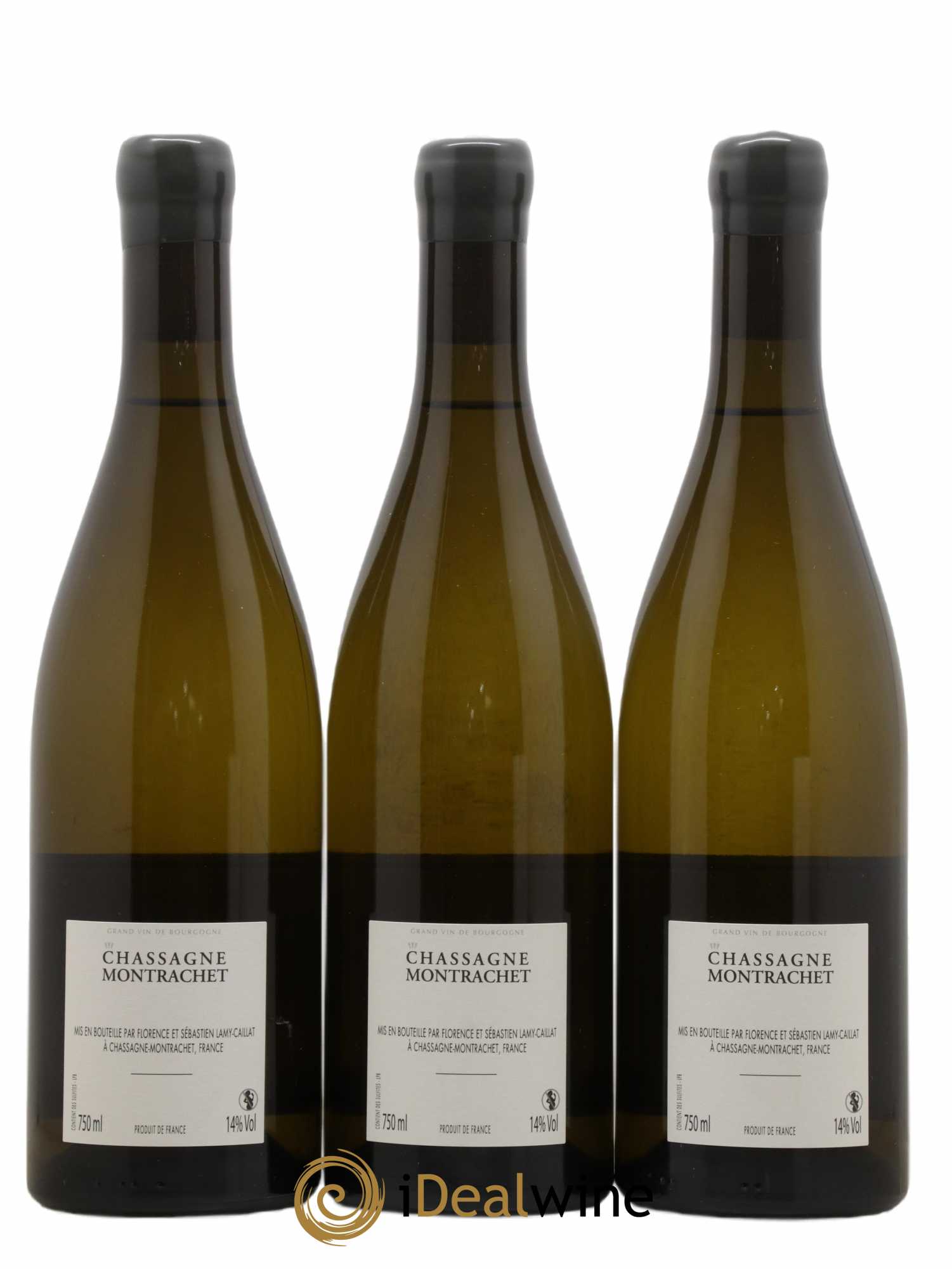 Chassagne-Montrachet Lamy-Caillat (Domaine) 2019 - Lot de 3 bouteilles - 1
