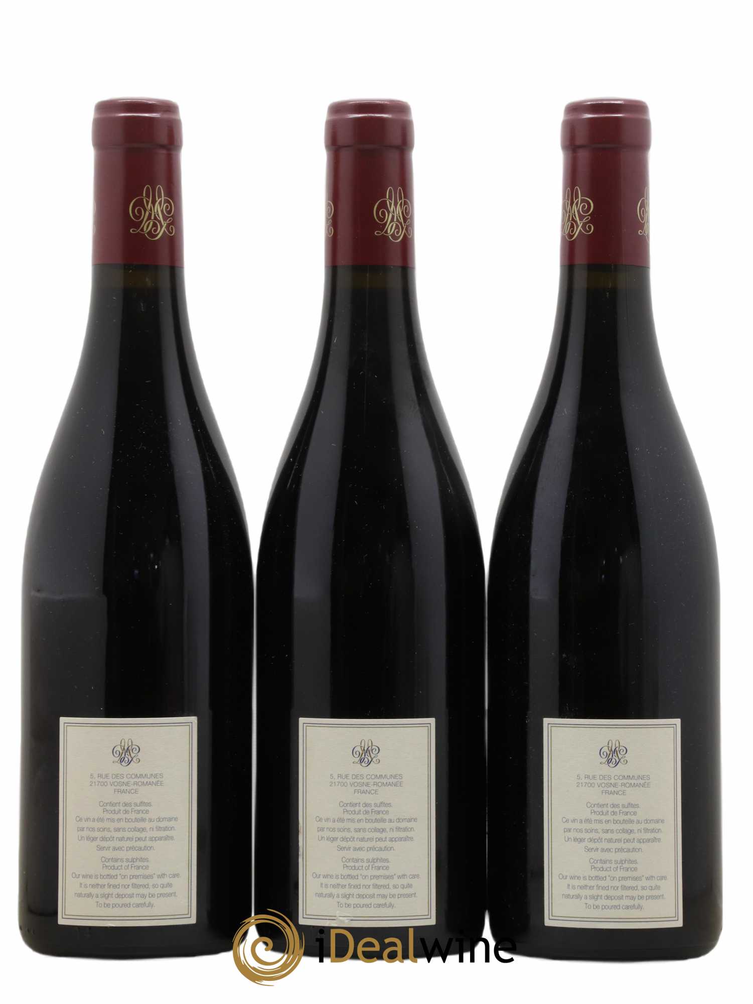 Vosne-Romanée La Colombière Mugneret-Gibourg (Domaine) 2018 - Lot de 3 bouteilles - 1