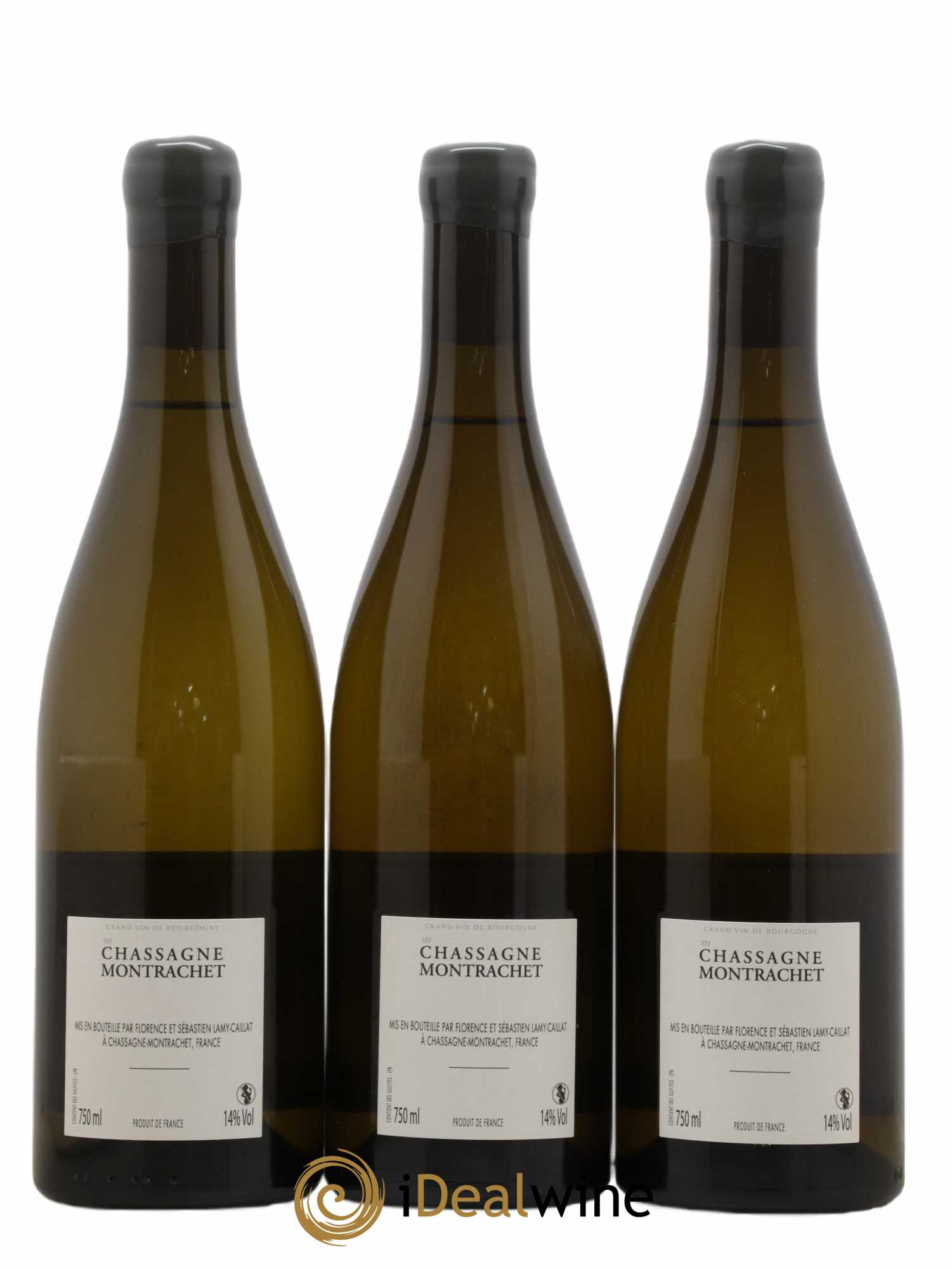Chassagne-Montrachet Lamy-Caillat (Domaine) 2019 - Lot de 3 bouteilles - 1