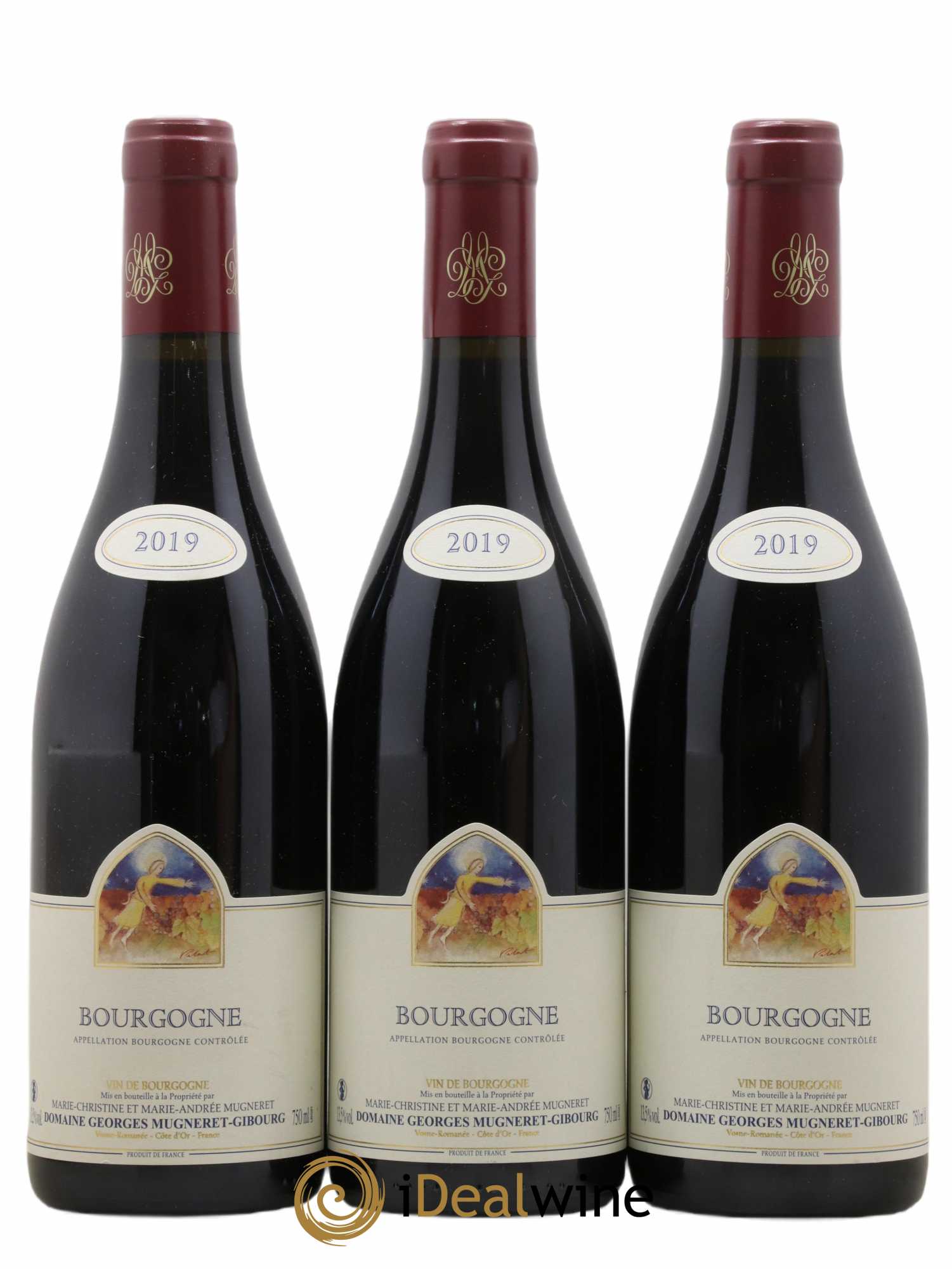 Bourgogne Mugneret-Gibourg (Domaine) 2019 - Lot de 3 bouteilles - 0