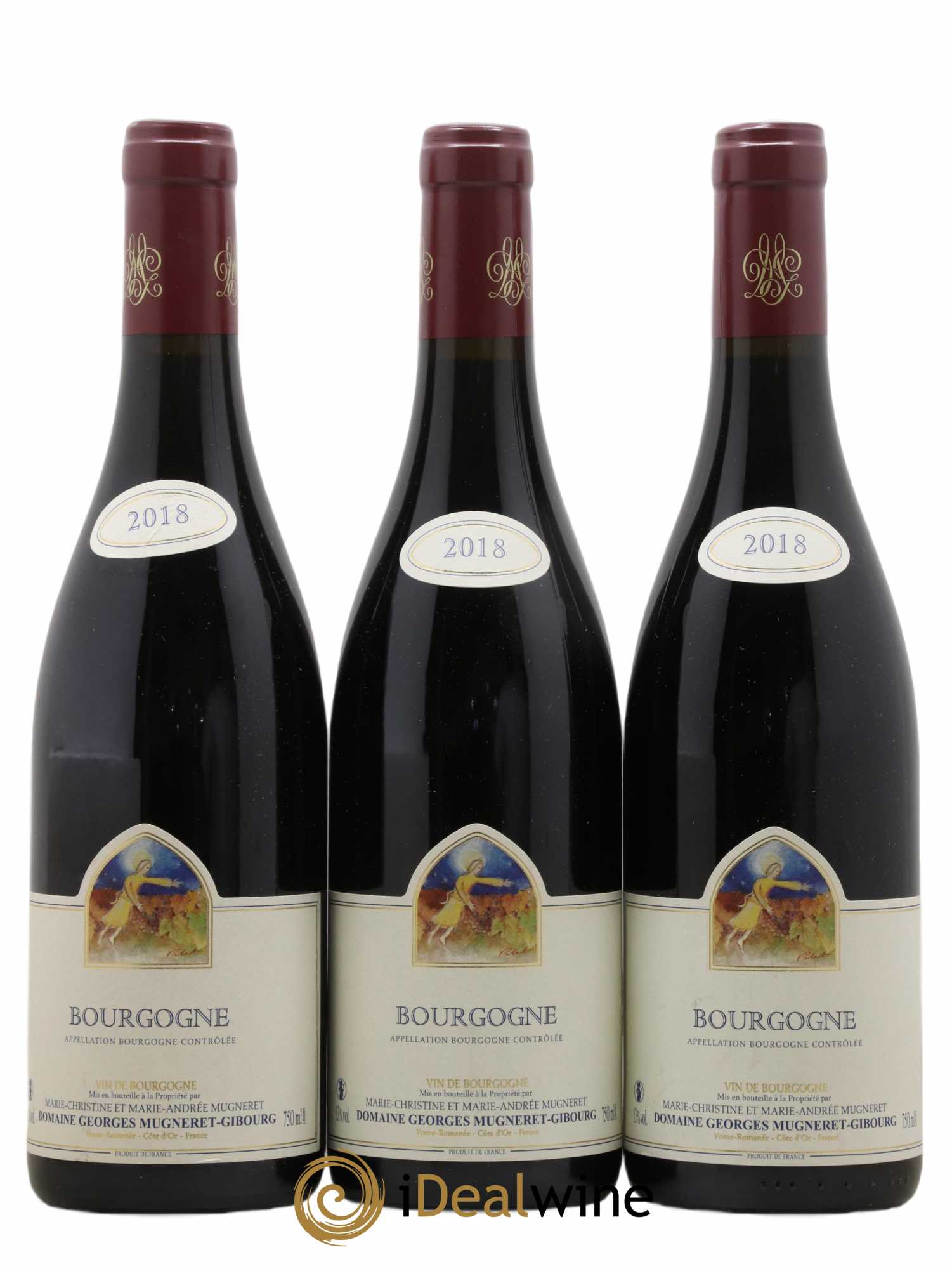 Bourgogne Mugneret-Gibourg (Domaine) 2018 - Lot de 3 bouteilles - 0