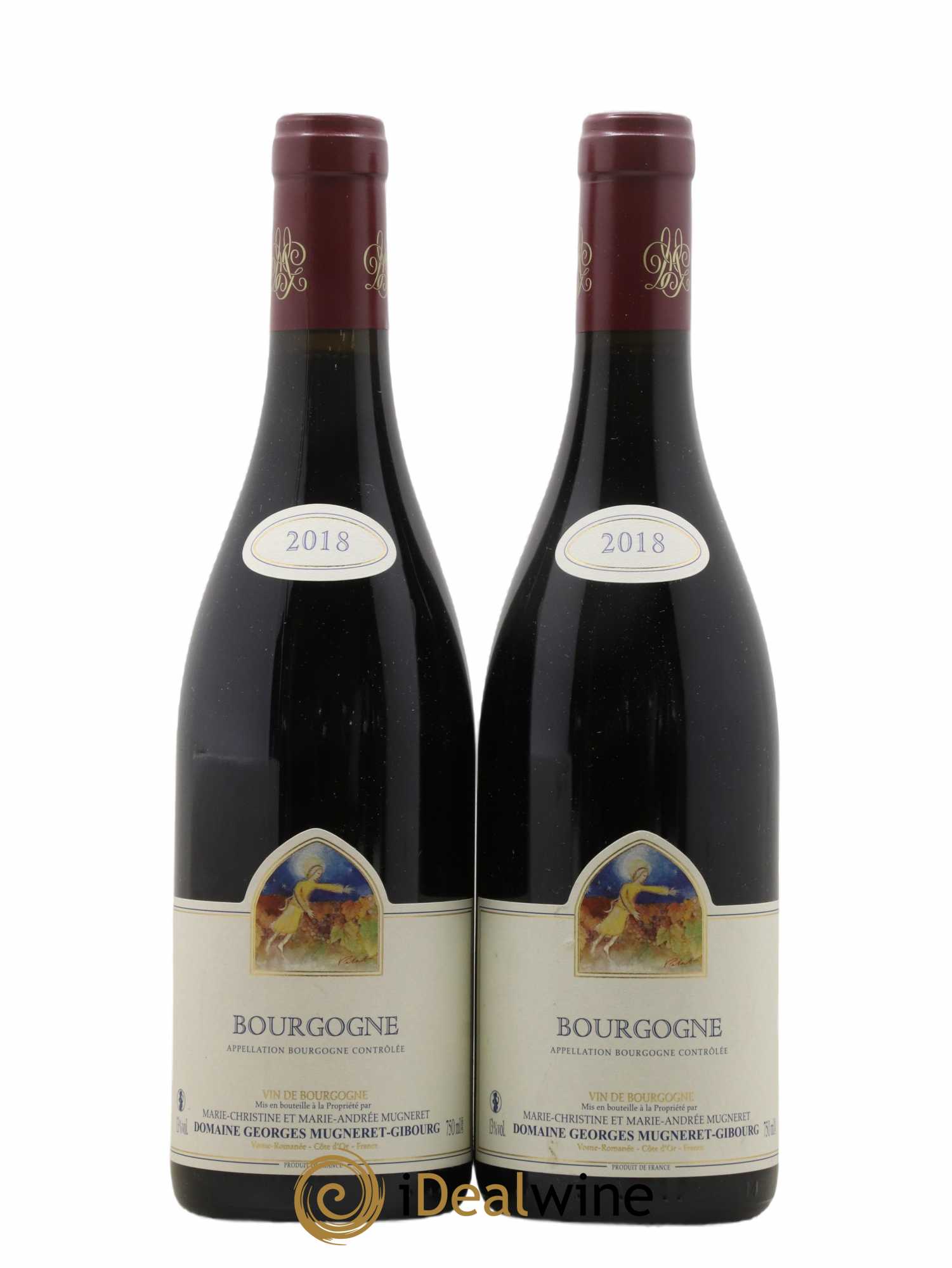 Bourgogne Mugneret-Gibourg (Domaine) 2018 - Lot de 2 bouteilles - 0