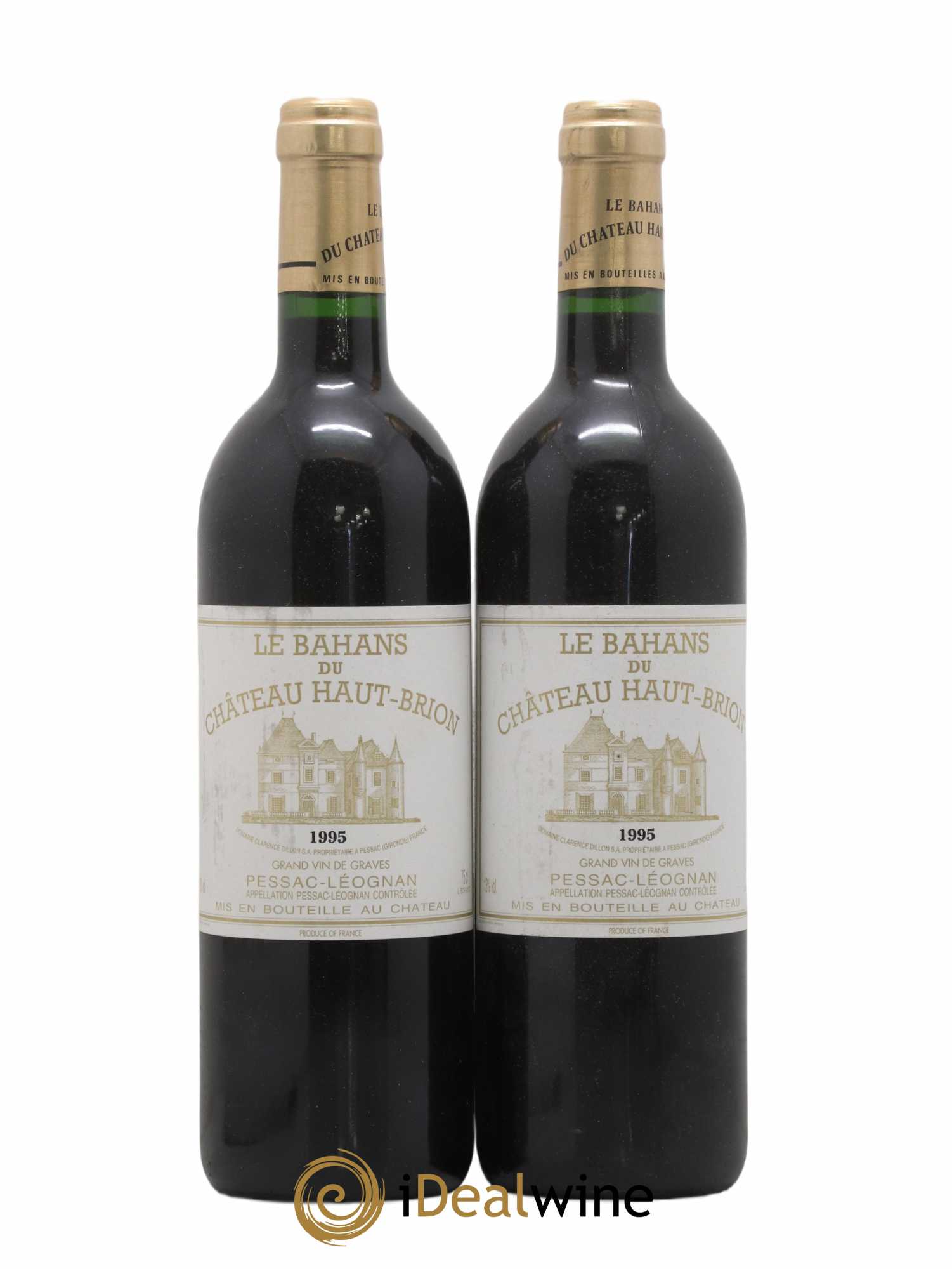 Clarence (Bahans) de Haut-Brion Second Vin 1995 - Lot de 2 bouteilles - 0