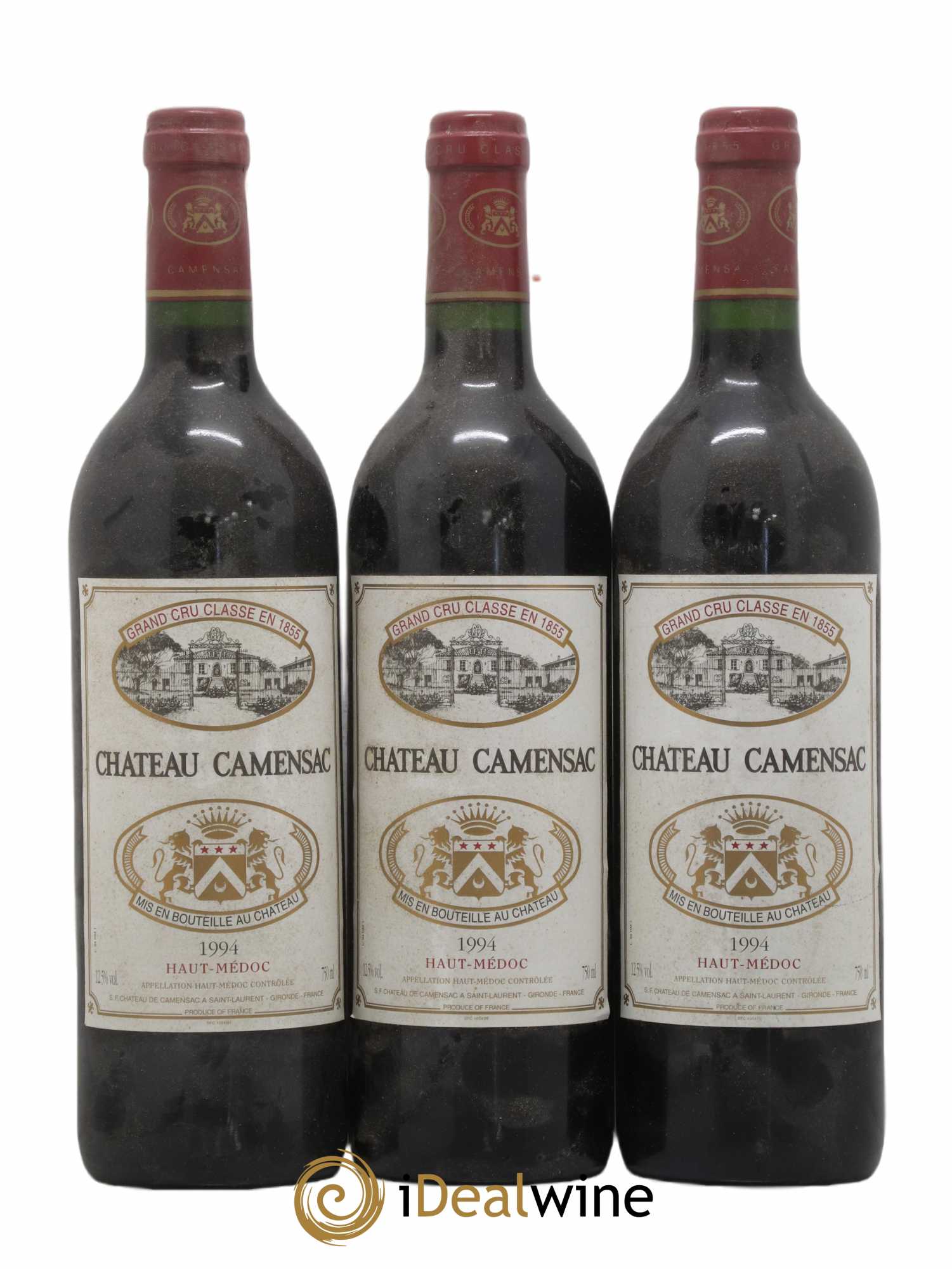 Château Camensac 5ème Grand Cru Classé (sans prix de réserve) 1994 - Lot de 3 bouteilles - 0