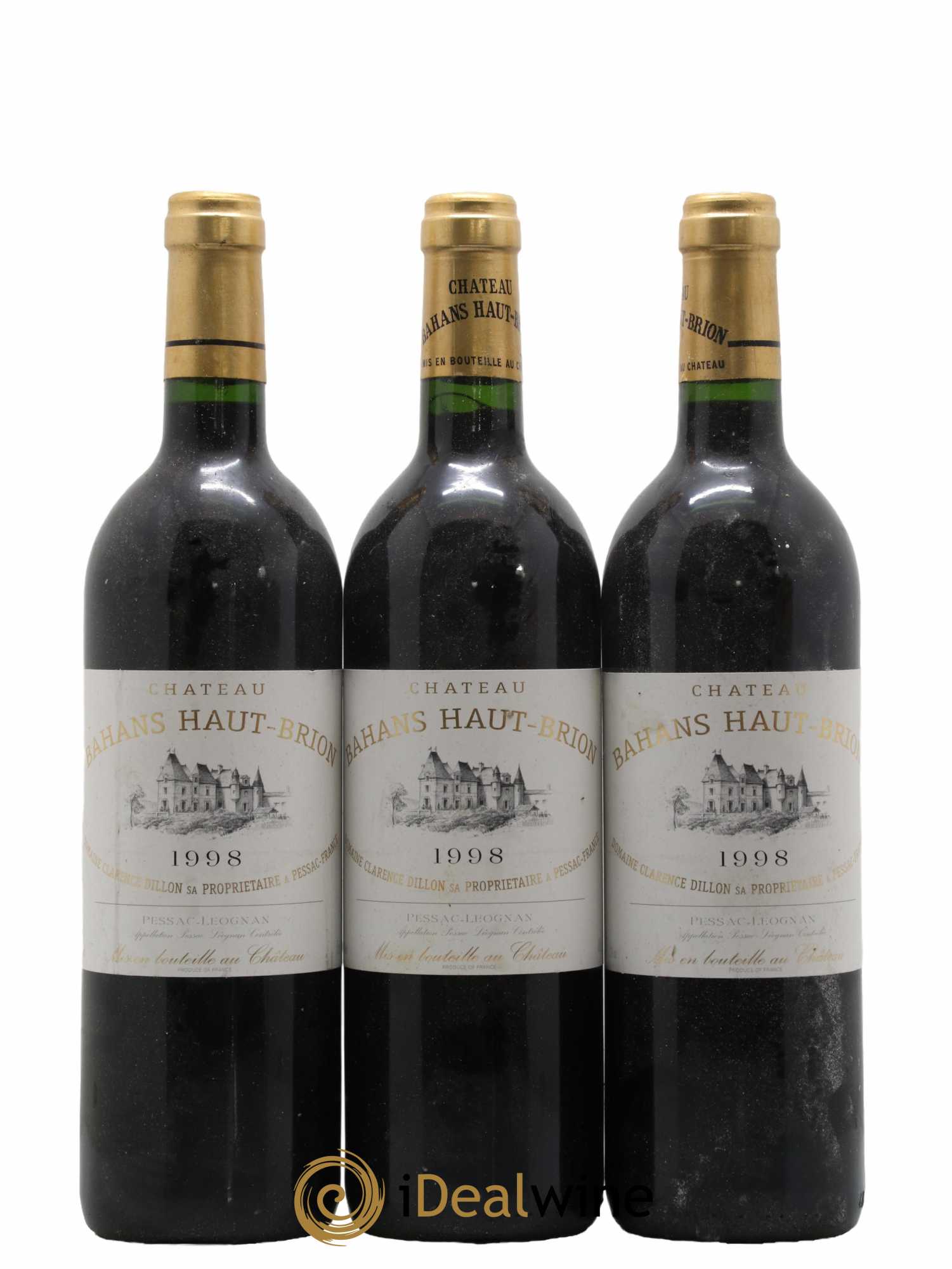 Clarence (Bahans) de Haut-Brion Second Vin 1998 - Lot de 3 bouteilles - 0