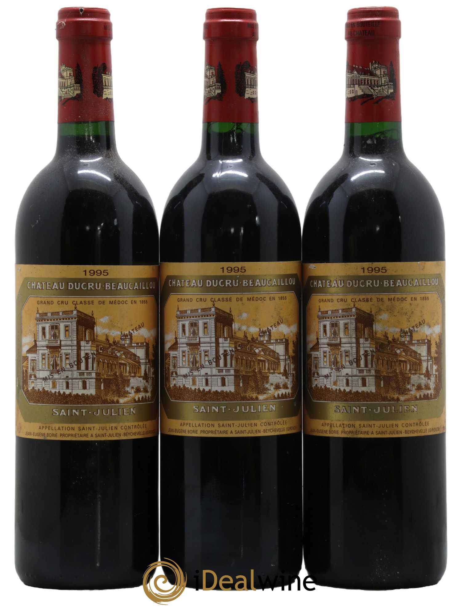 Château Ducru Beaucaillou 2ème Grand Cru Classé 1995 - Lot of 3 bottles - 0