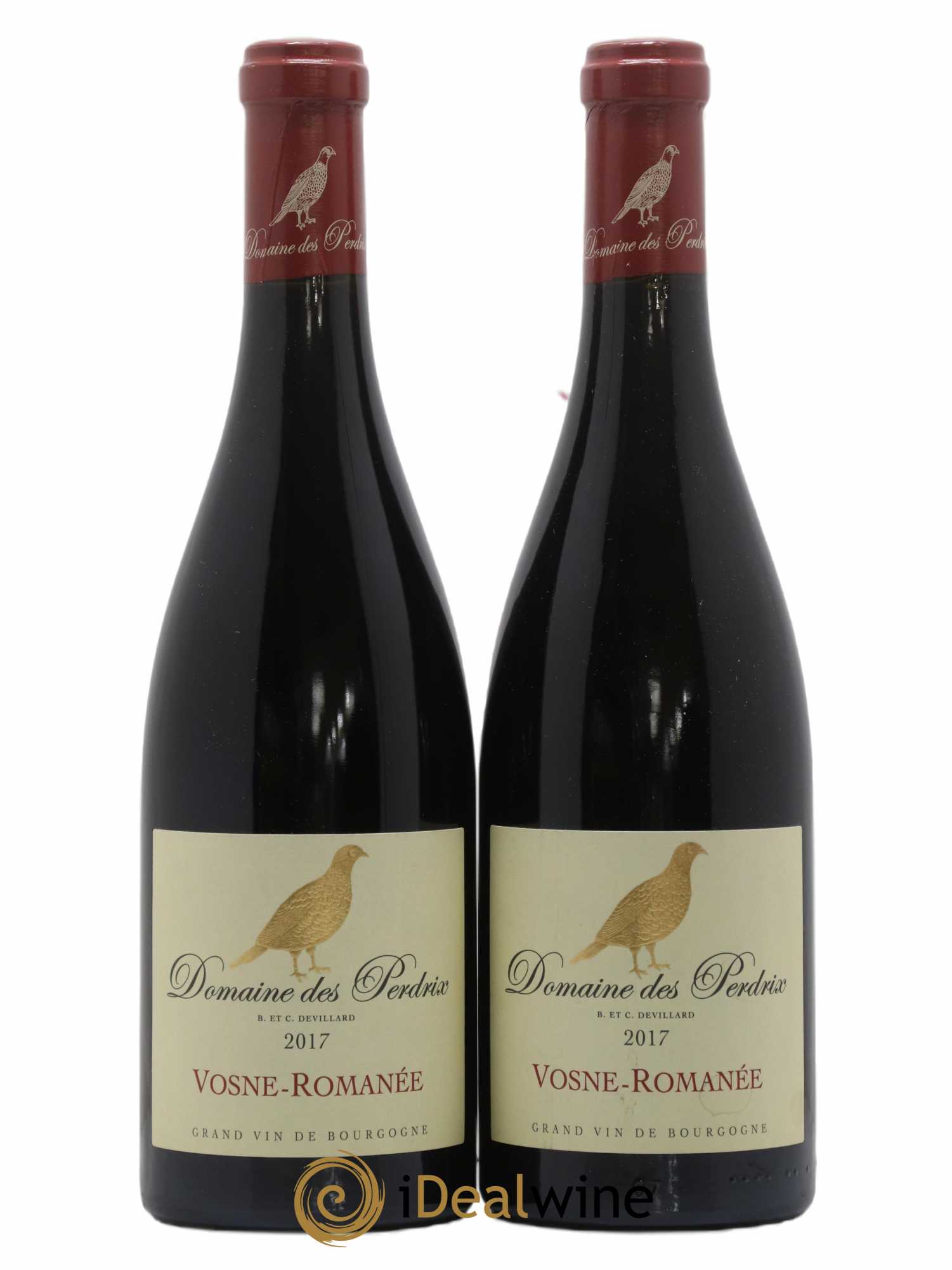 Vosne-Romanée Perdrix (Domaine des) 2017 - Lot de 2 bouteilles - 0