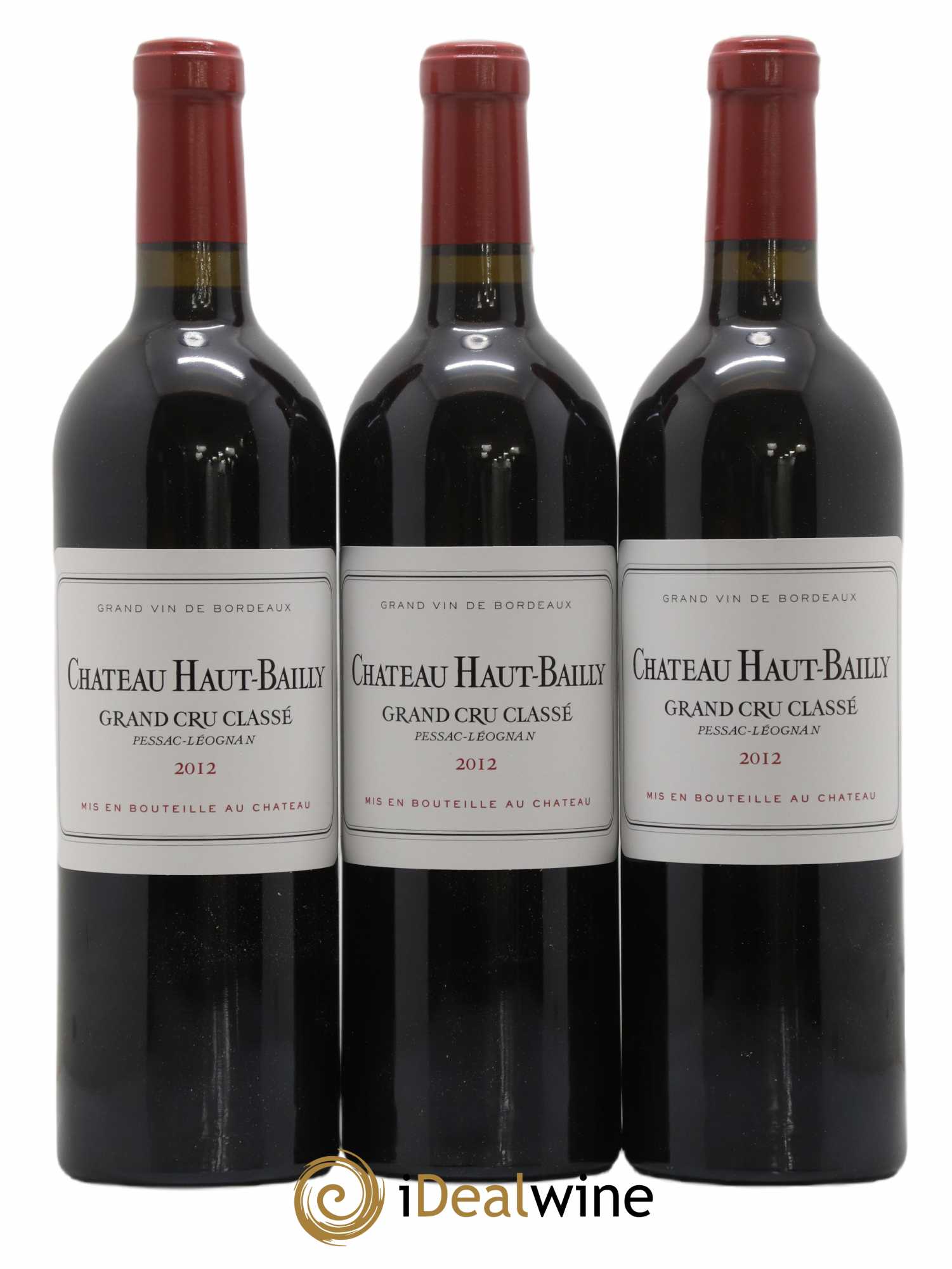 Château Haut-Bailly Cru Classé de Graves 2012 - Lot de 12 bouteilles - 1