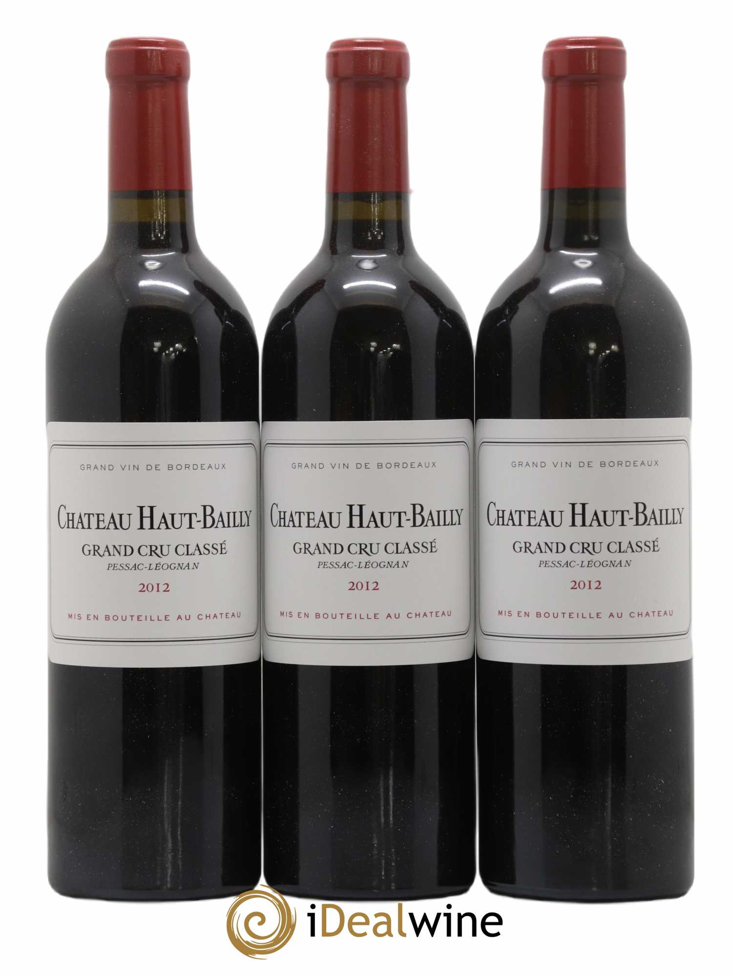 Château Haut-Bailly Cru Classé de Graves 2012 - Lot de 12 bouteilles - 1