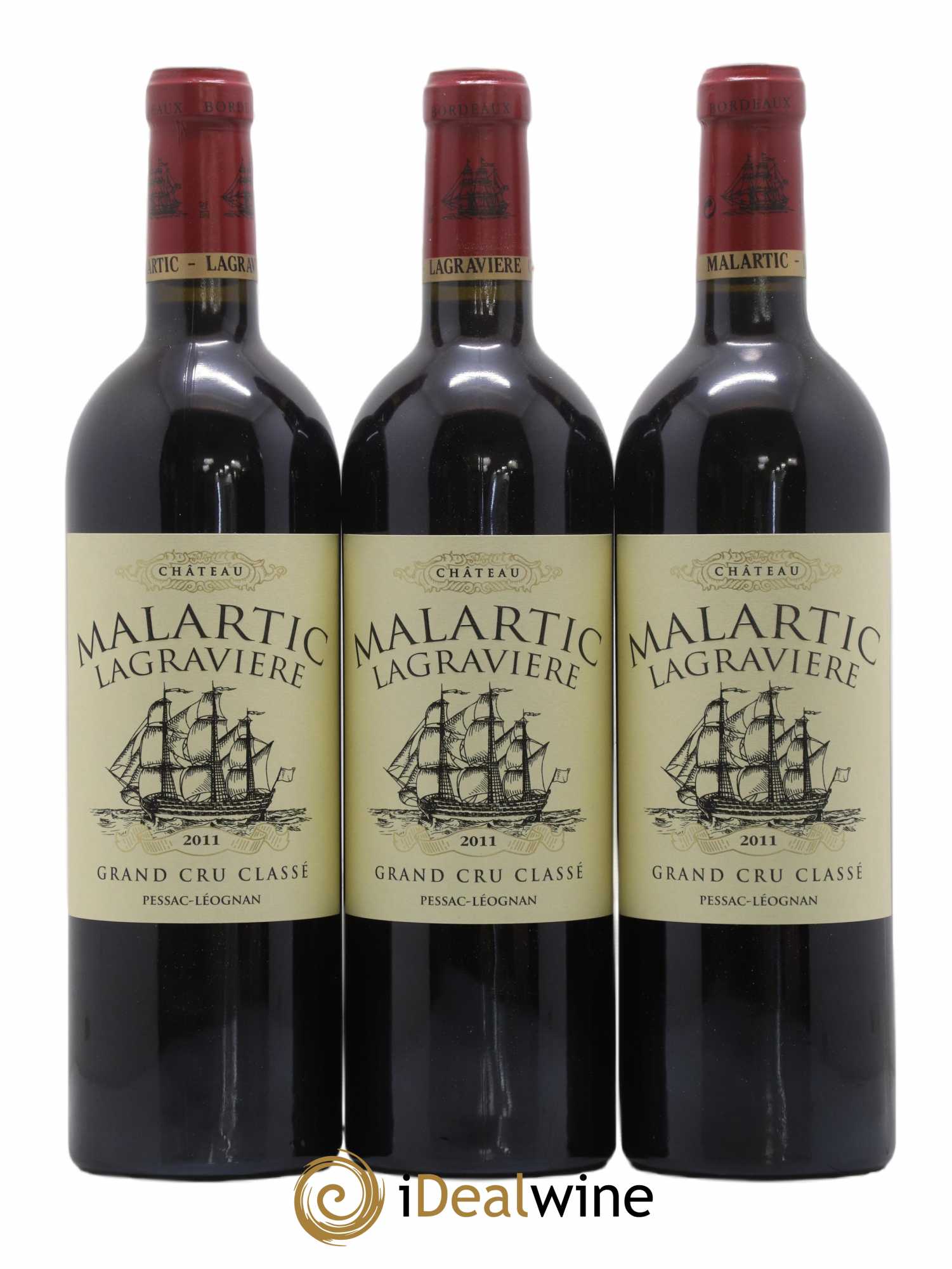 Château Malartic-Lagravière Cru Classé de Graves 2011 - Lot de 12 bouteilles - 1