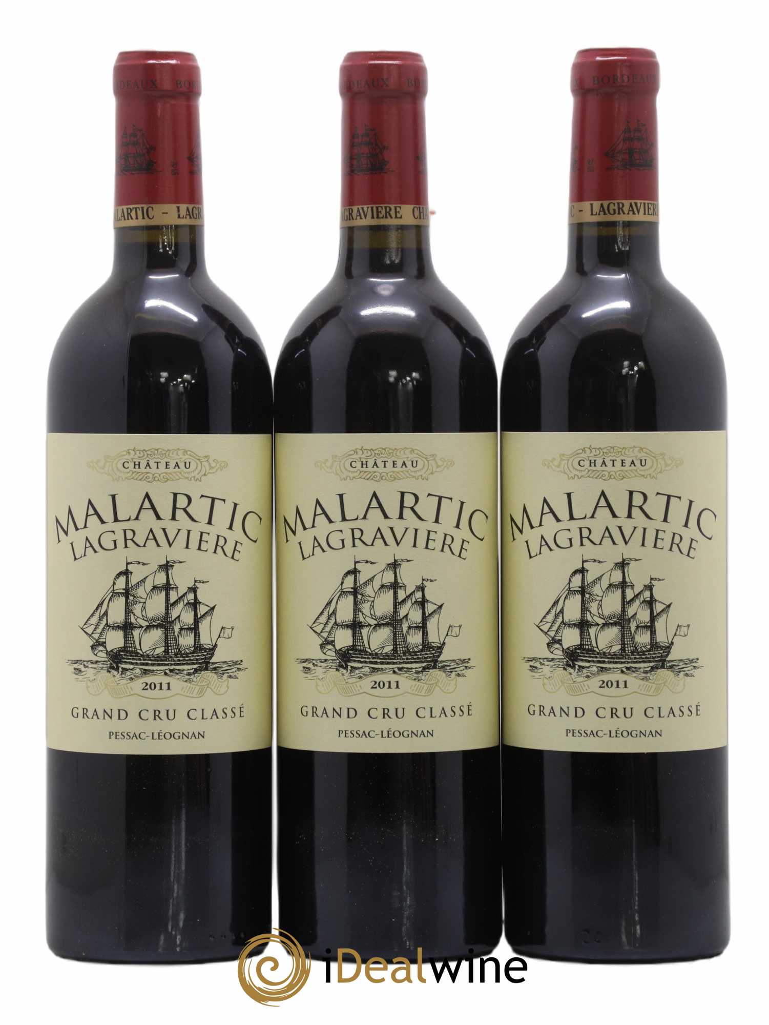 Château Malartic-Lagravière Cru Classé de Graves 2011 - Lot de 12 bouteilles - 1
