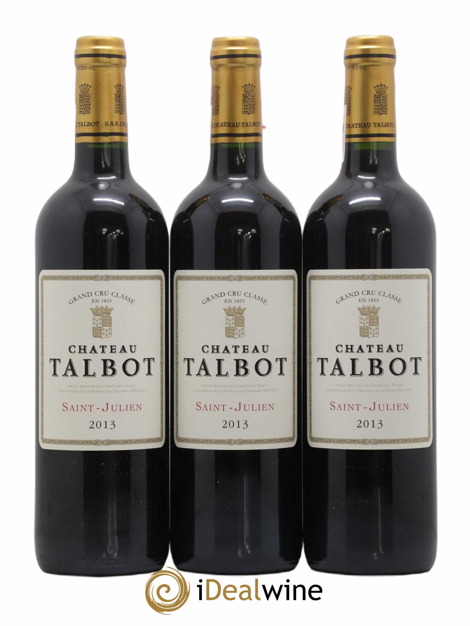 Château Talbot 4ème Grand Cru Classé 2013 - Lot de 12 bouteilles - 4