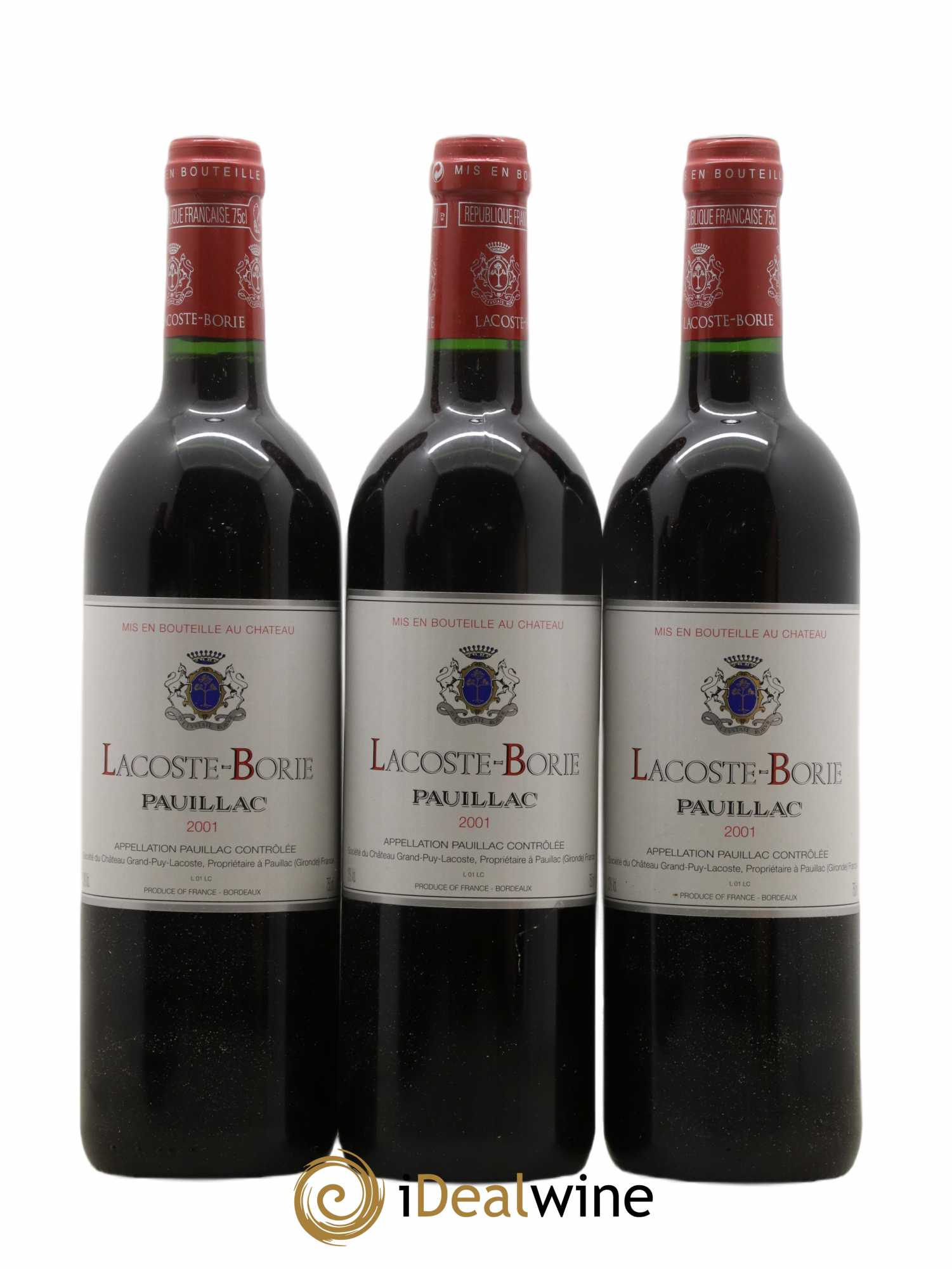 Lacoste Borie 2001 - Lot de 12 bouteilles - 4