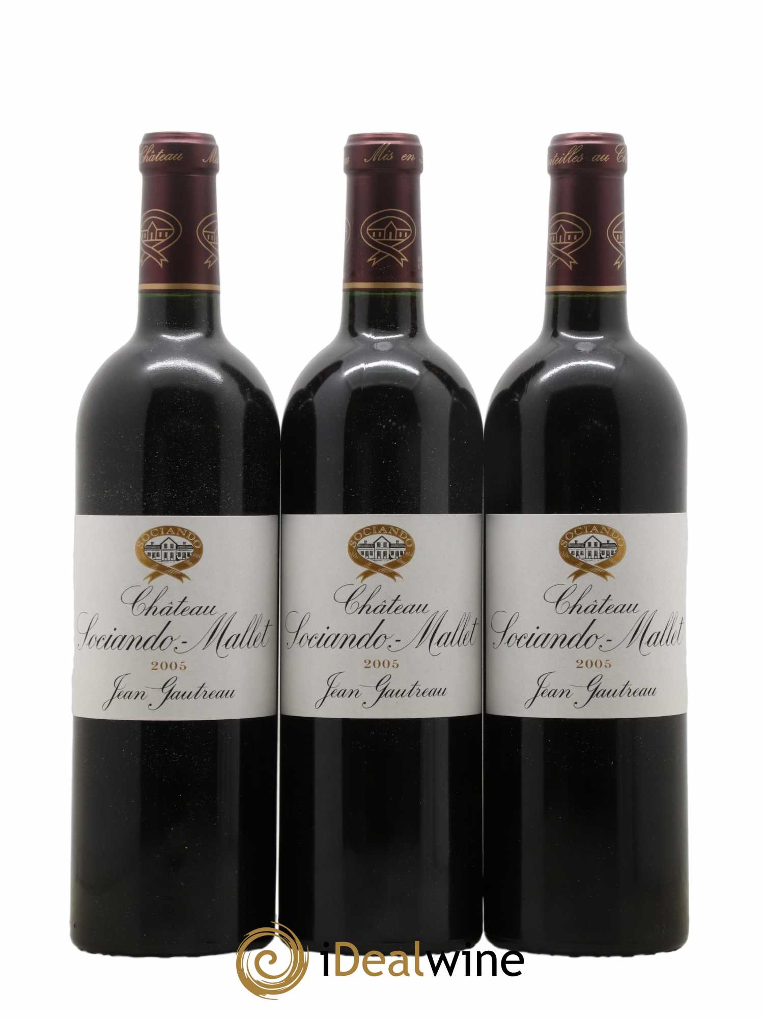Château Sociando Mallet 2005 - Lot de 12 bouteilles - 1