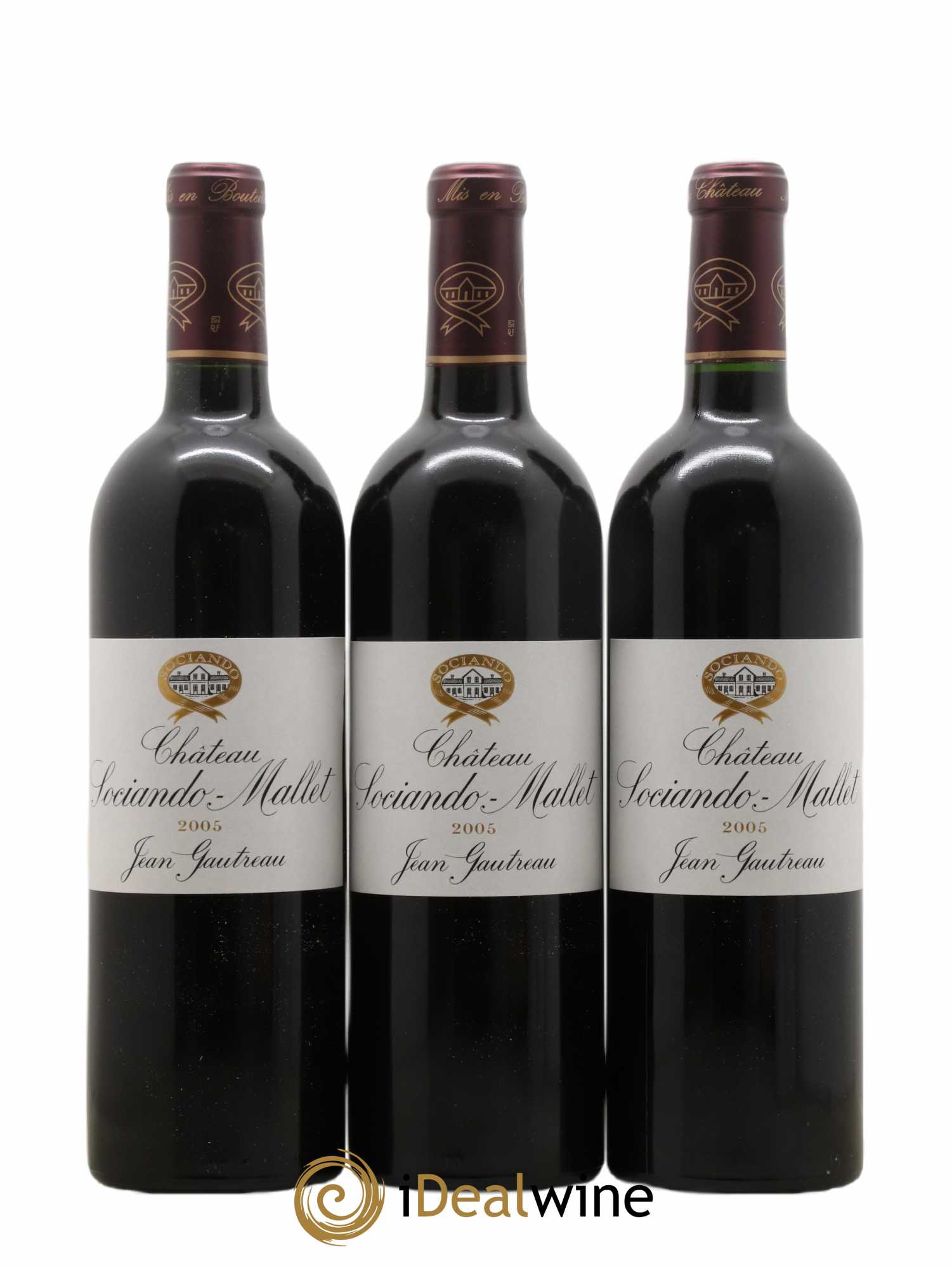 Château Sociando Mallet 2005 - Lot de 12 bouteilles - 2