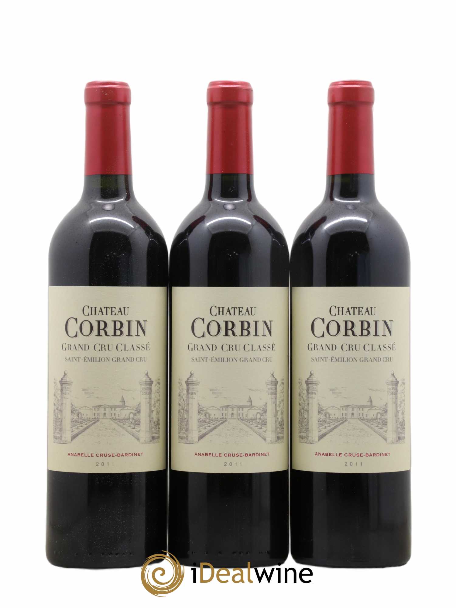 Château Corbin Grand Cru Classé 2011 - Lot de 6 bouteilles - 2