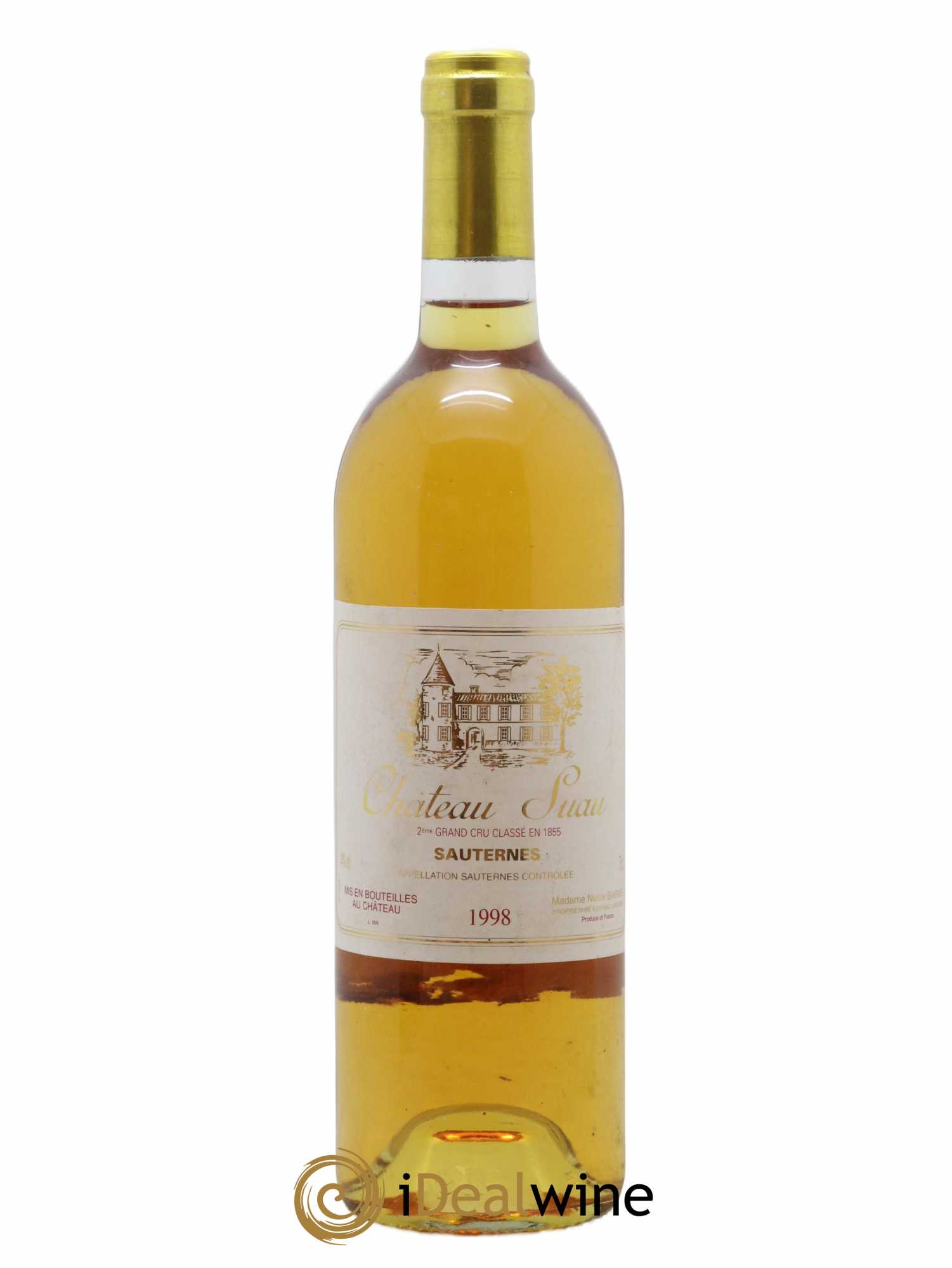 Château Suau 2ème Grand Cru Classé (senza prezzo di riserva) 1998 - Lotto di 1 bottiglia - 0