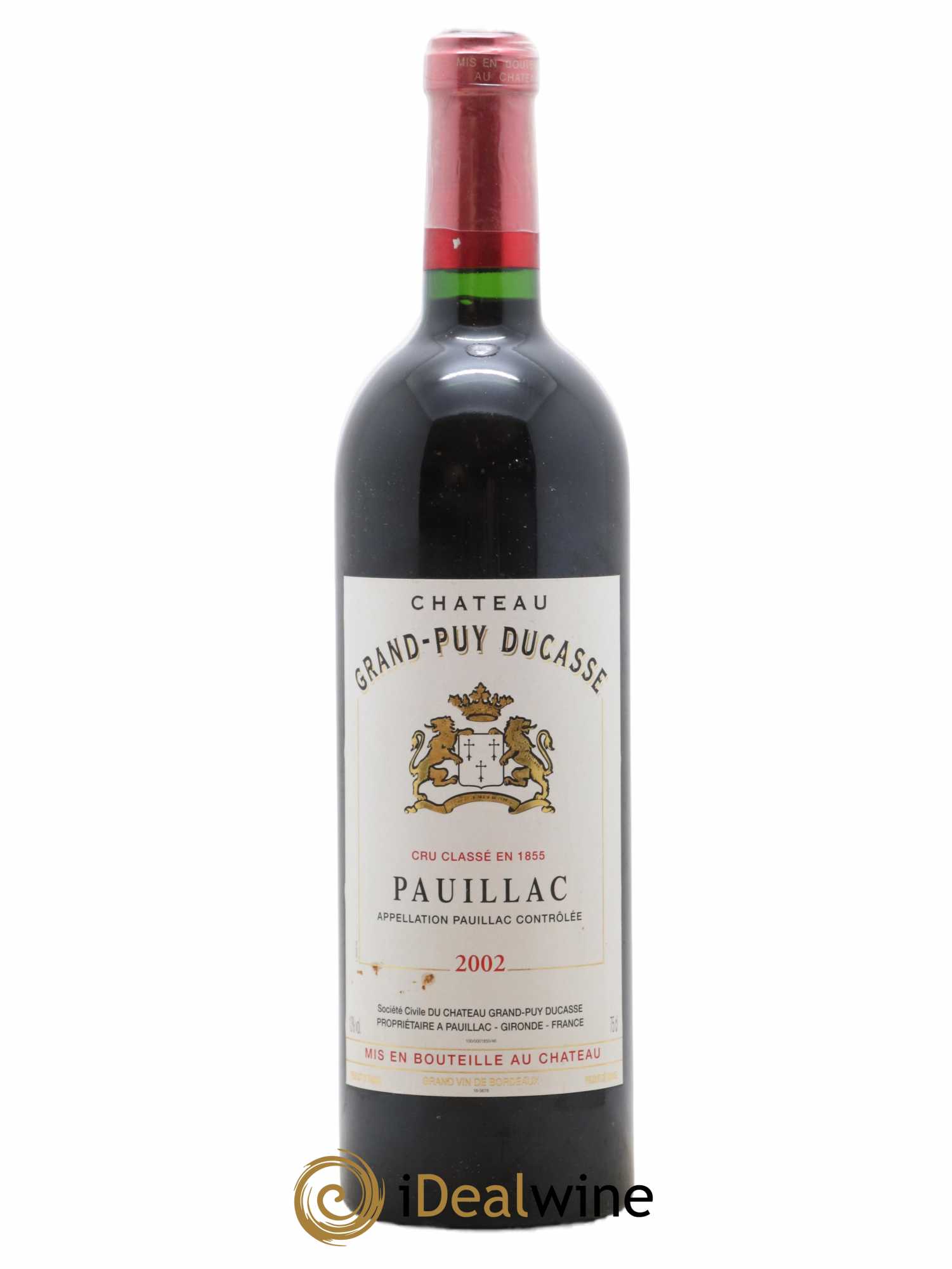 Château Grand Puy Ducasse 5ème Grand Cru Classé 2002 - Lot de 1 bouteille - 0