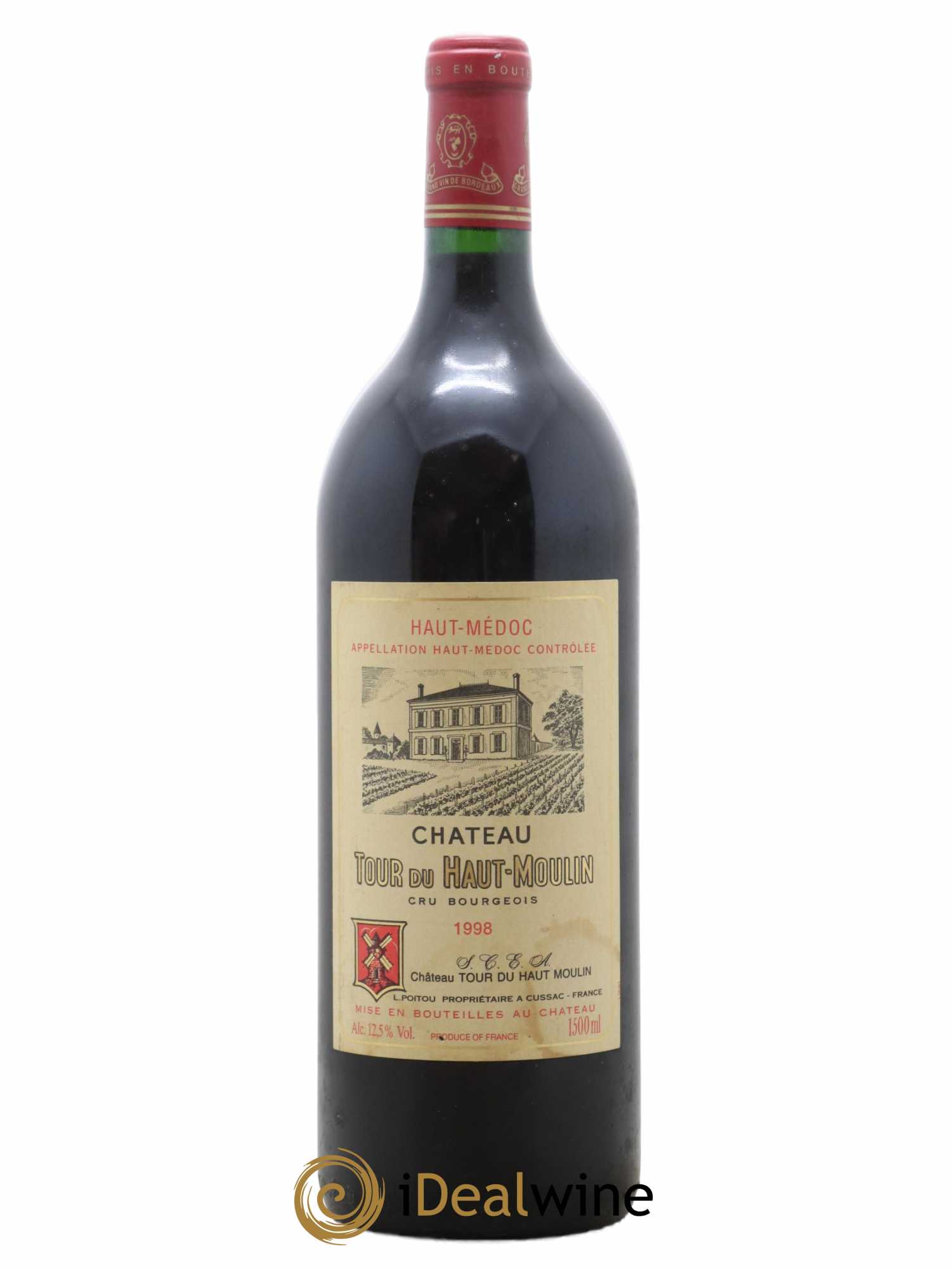 Château Tour du Haut Moulin Cru Bourgeois 1998 - Lot de 1 magnum - 0