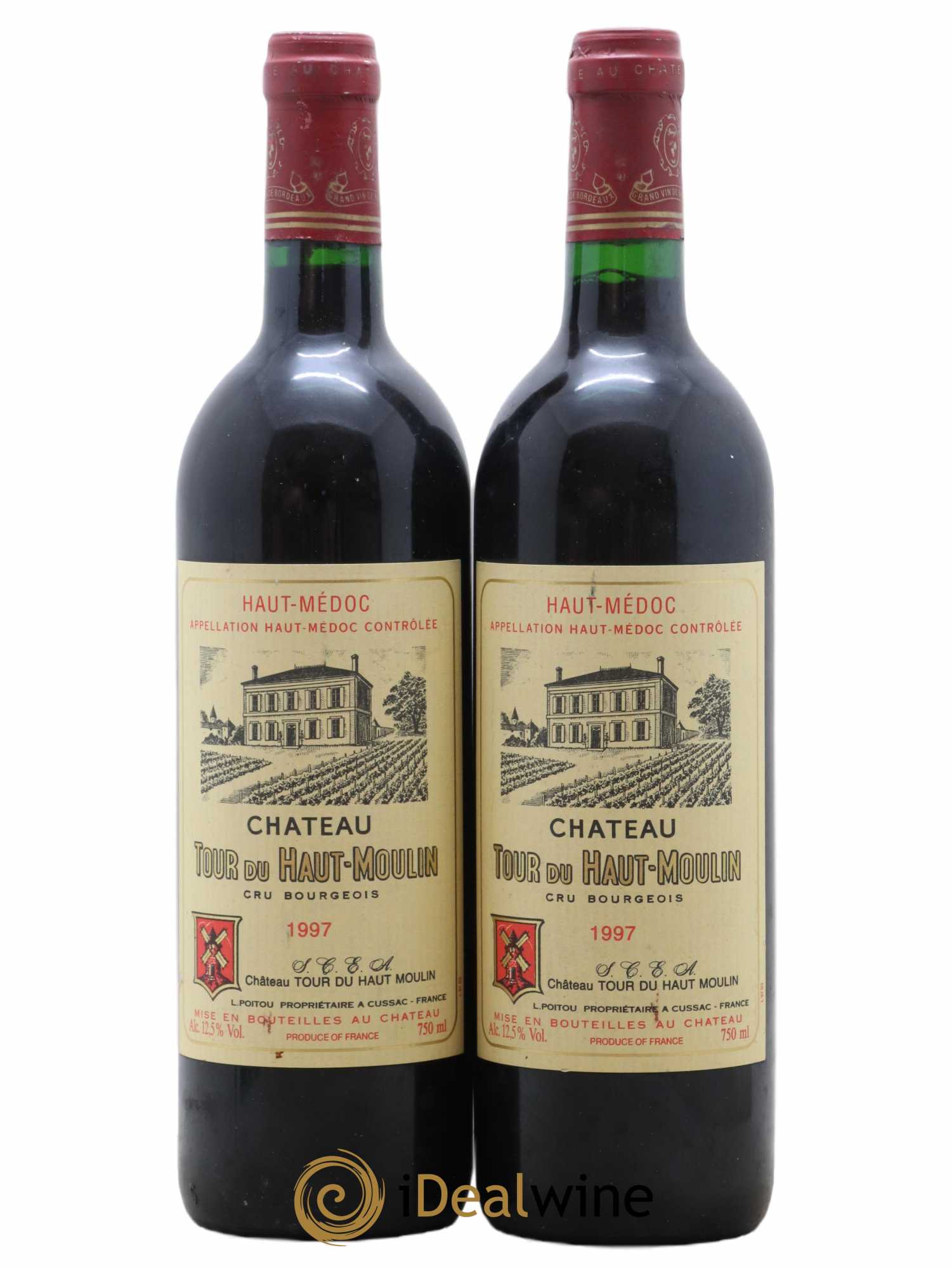 Château Tour du Haut Moulin Cru Bourgeois (sans prix de réserve) 1997 - Lot de 2 bouteilles - 0