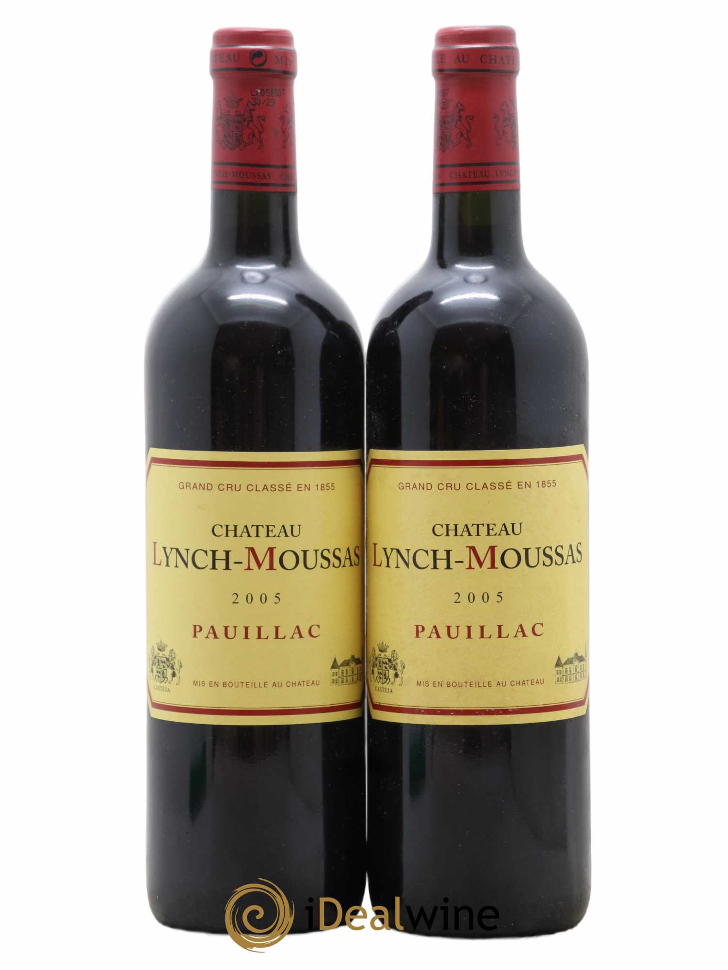 Château Lynch Moussas 5ème Grand Cru Classé 2005 - Lot de 2 bouteilles - 0