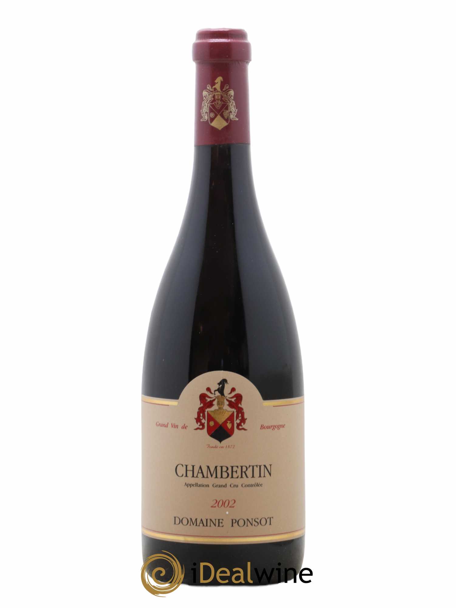 Chambertin Grand Cru Ponsot (Domaine) 2002 - Lot de 1 bouteille - 0