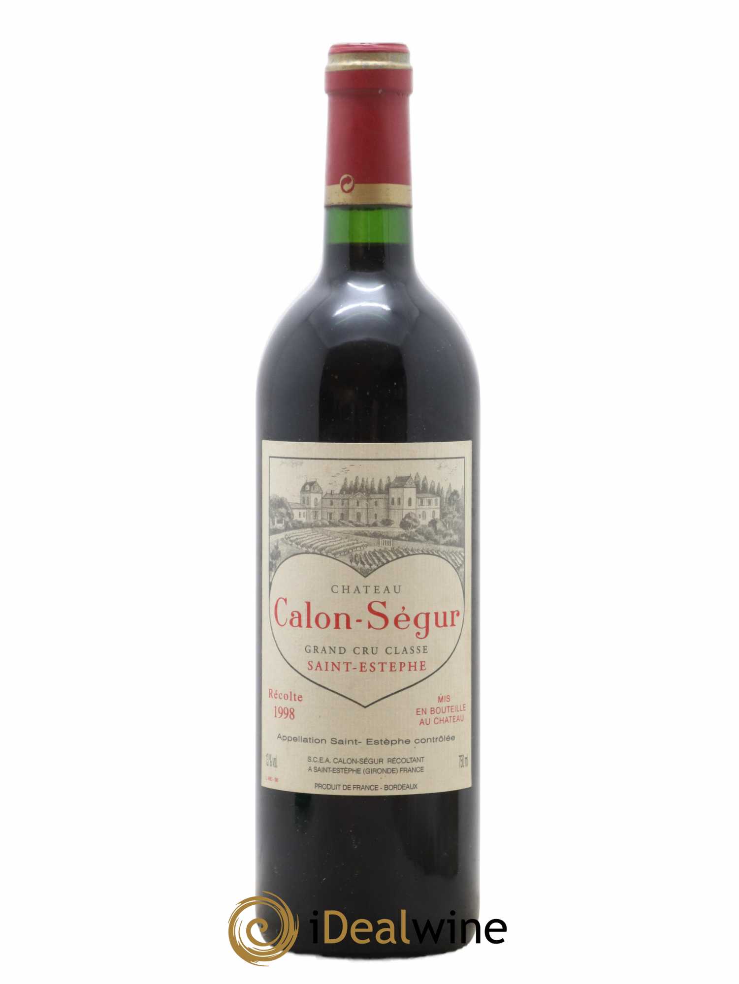 Château Calon Ségur 3ème Grand Cru Classé 1998 - Lot of 1 bottle - 0