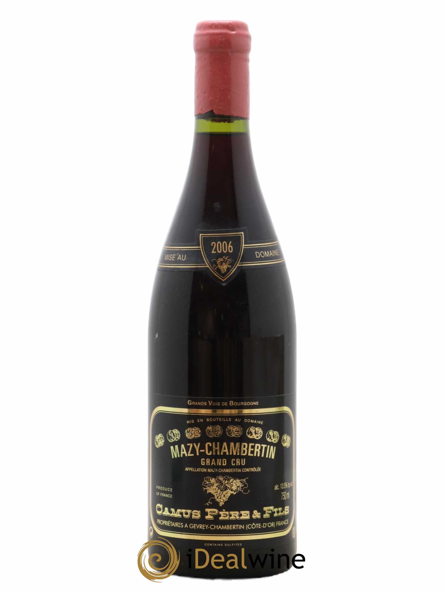 Mazis-Chambertin Grand Cru Domaine Camus Père et Fils 2006 - Lot de 1 bouteille - 0