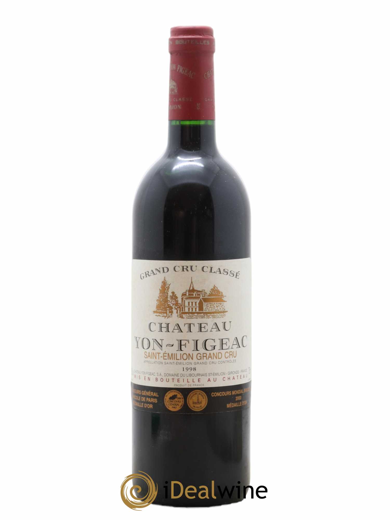 Château Yon Figeac Grand Cru Classé 1998 - Lot of 1 bottle - 0