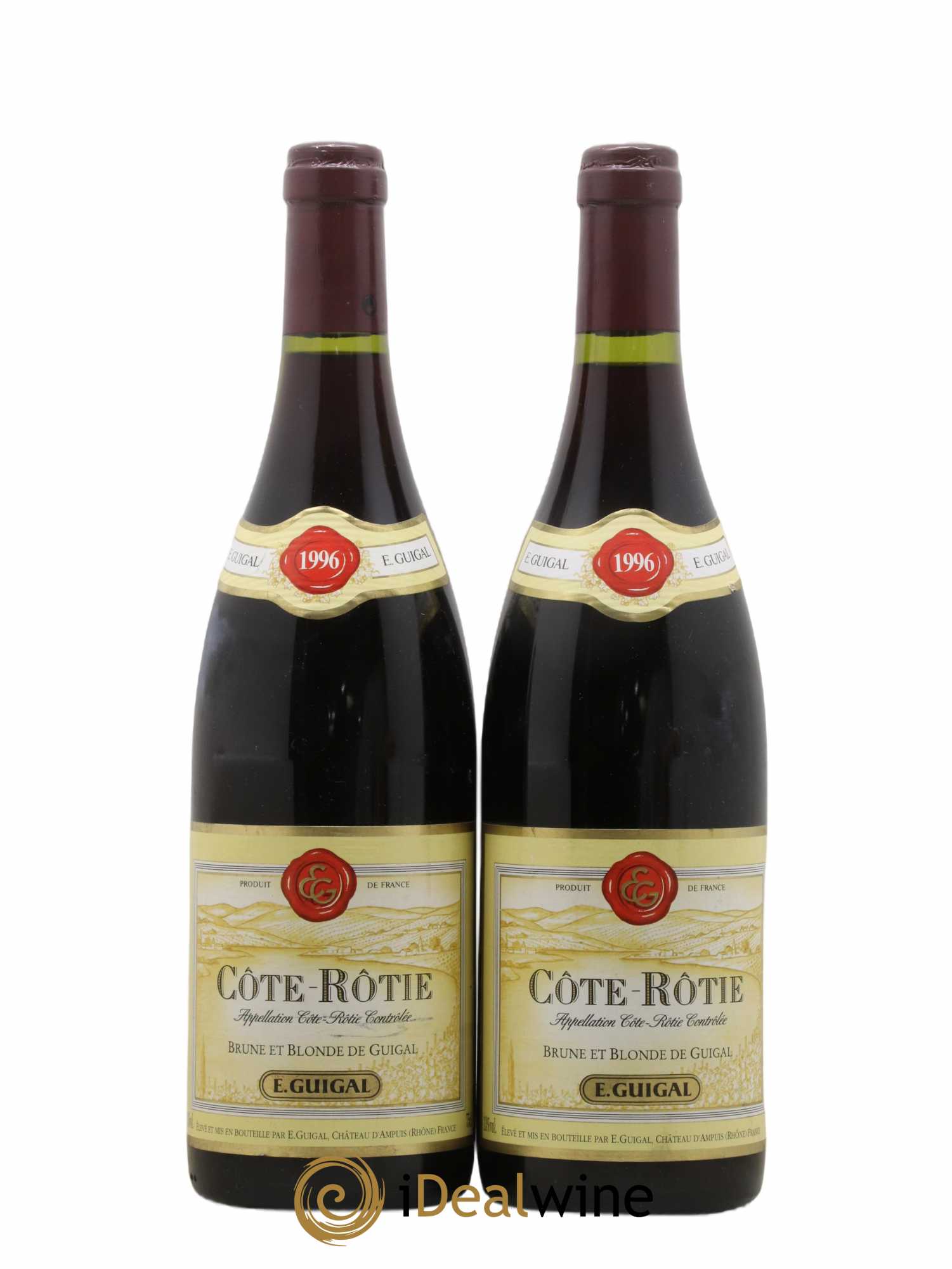 Côte-Rôtie Domaine Guigal 1996 - Lot de 2 bouteilles - 0