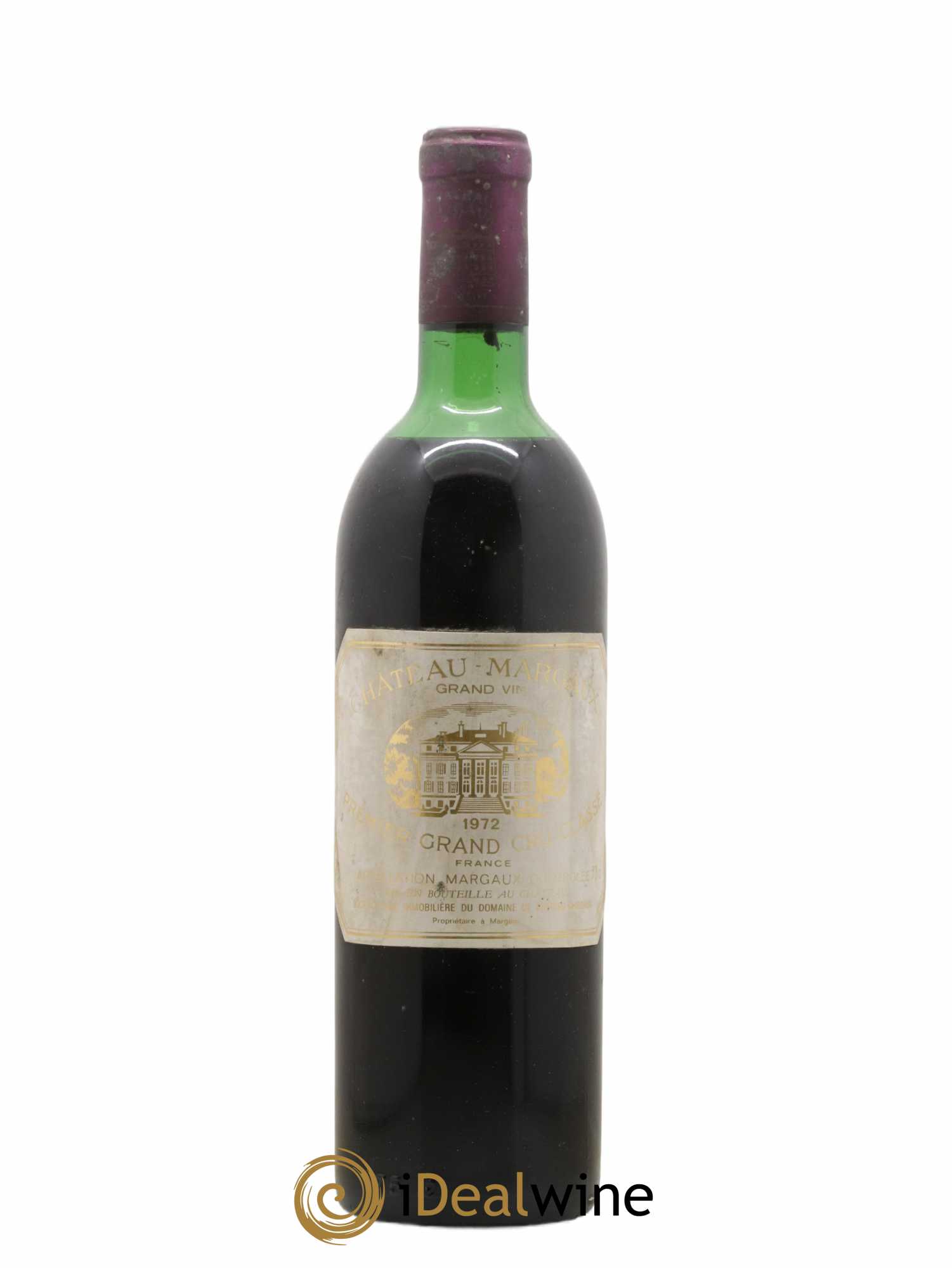 Château Margaux 1er Grand Cru Classé 1972 - Lot de 1 bouteille - 0