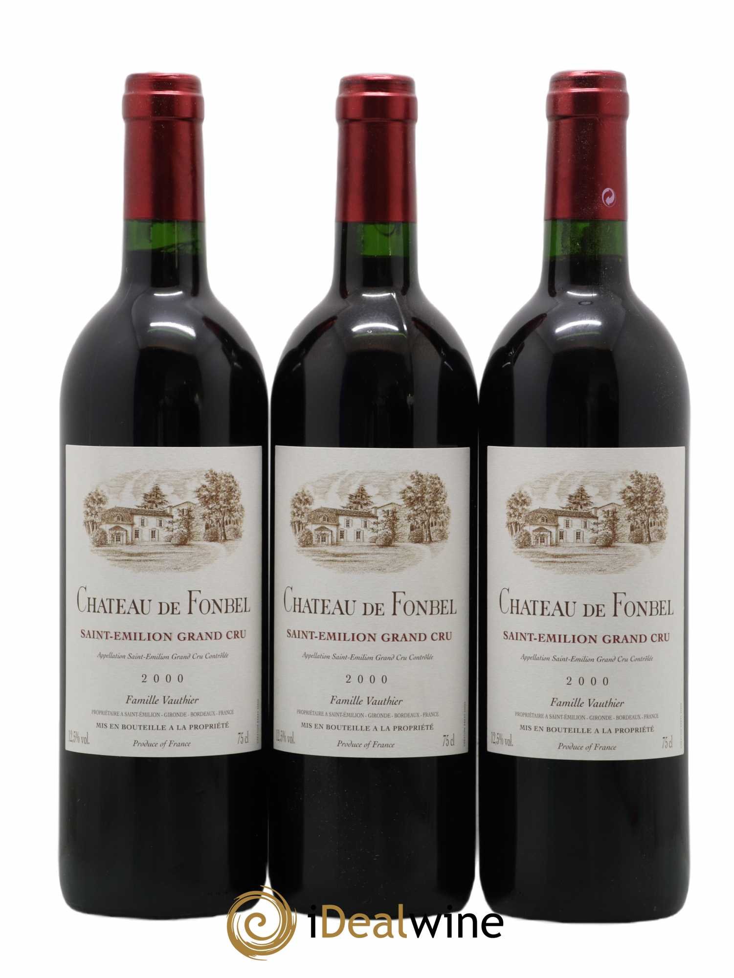 Château de Fonbel 2000 - Lot de 3 bouteilles - 0