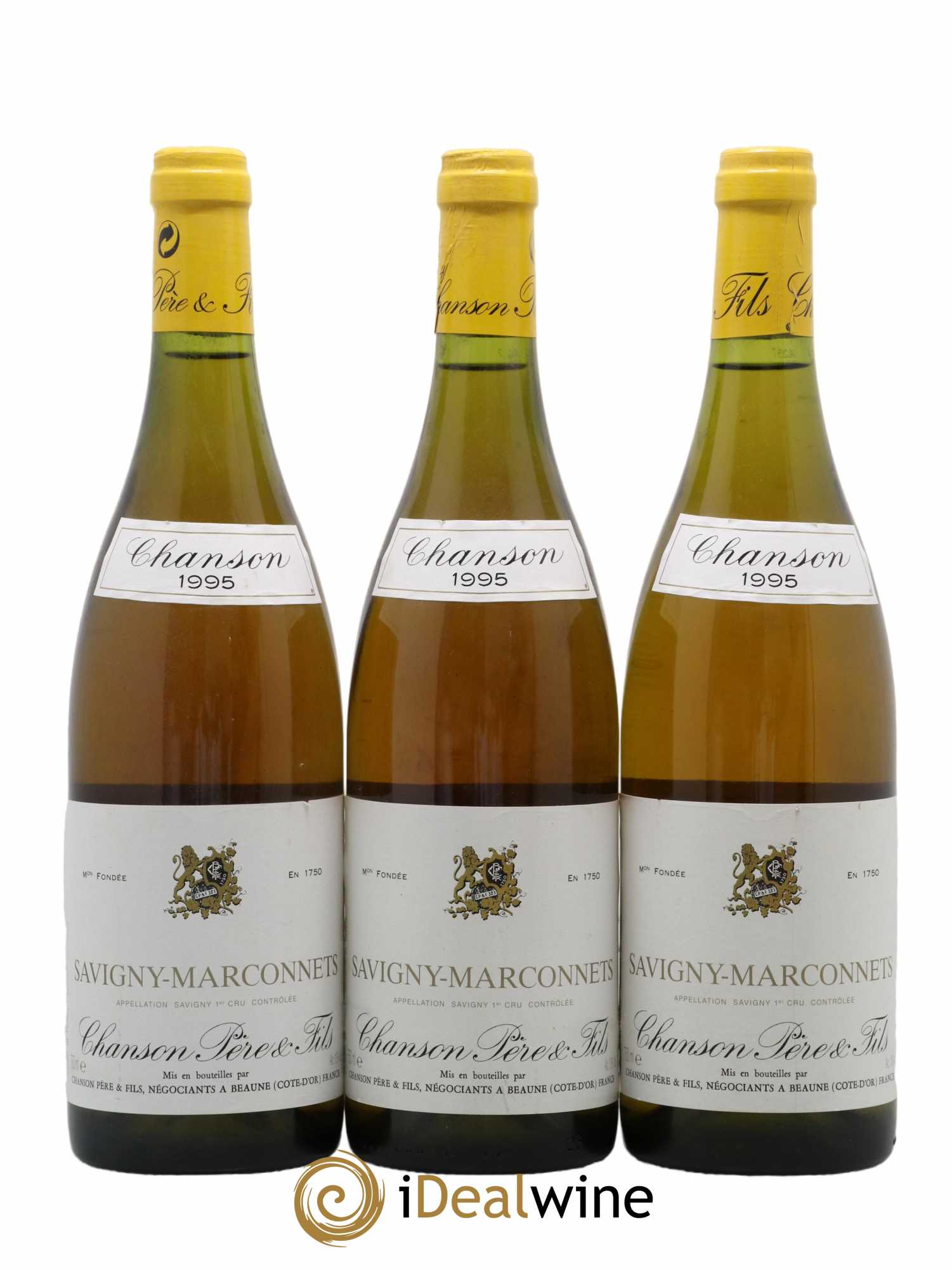 Savigny-lès-Beaune 1er Cru Marconnets Chanson (senza prezzo di riserva) 1995 - Lotto di 3 bottiglie - 0