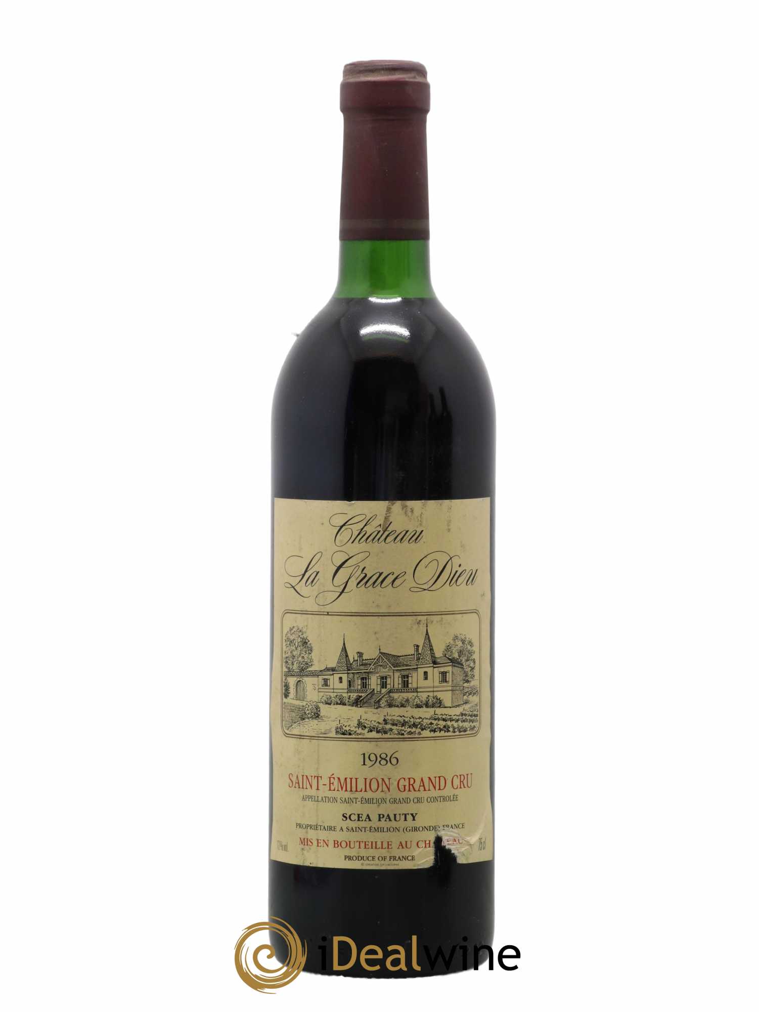 Château la Grâce Dieu 1986 - Lot de 1 bouteille - 0