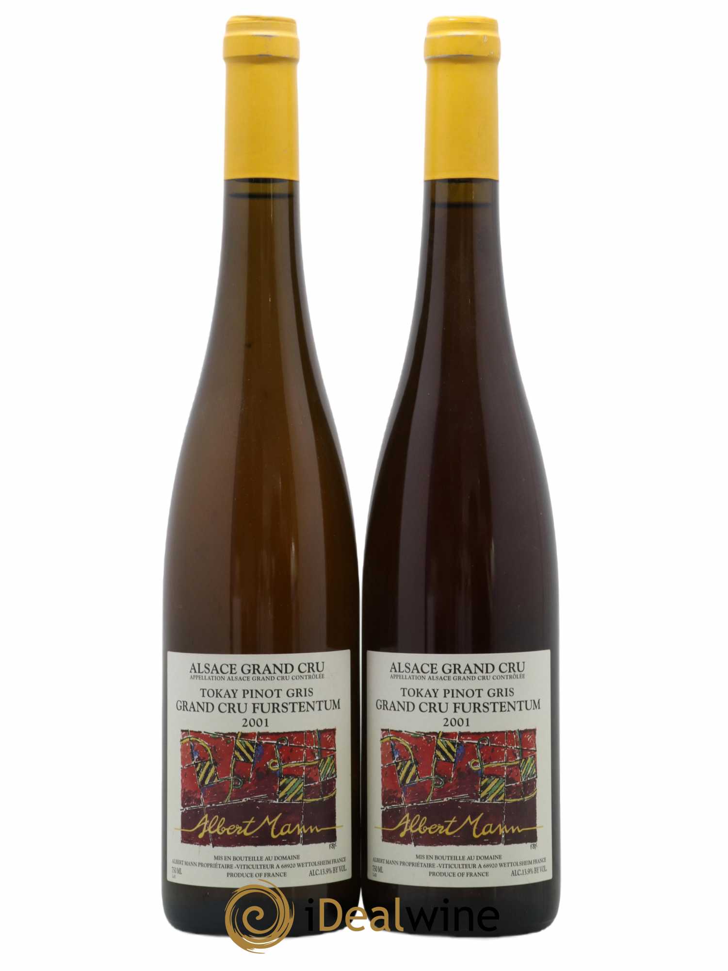 Alsace Pinot Gris Grand Cru Furstentum Albert Mann 2001 - Lot de 2 bouteilles - 0