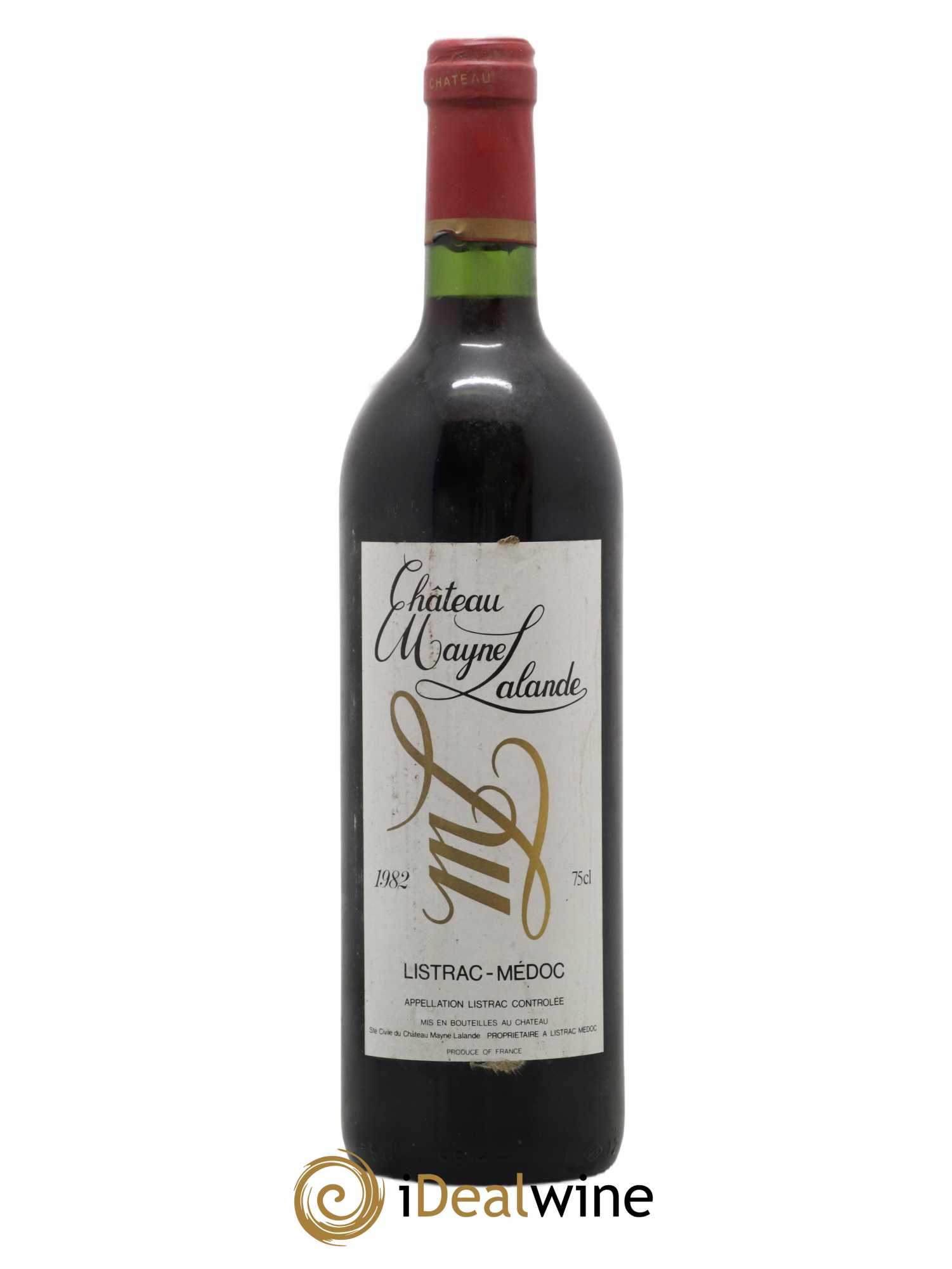 Château Mayne Lalande Cru Bourgeois (sans prix de réserve) 1982 - Lot de 1 bouteille - 0