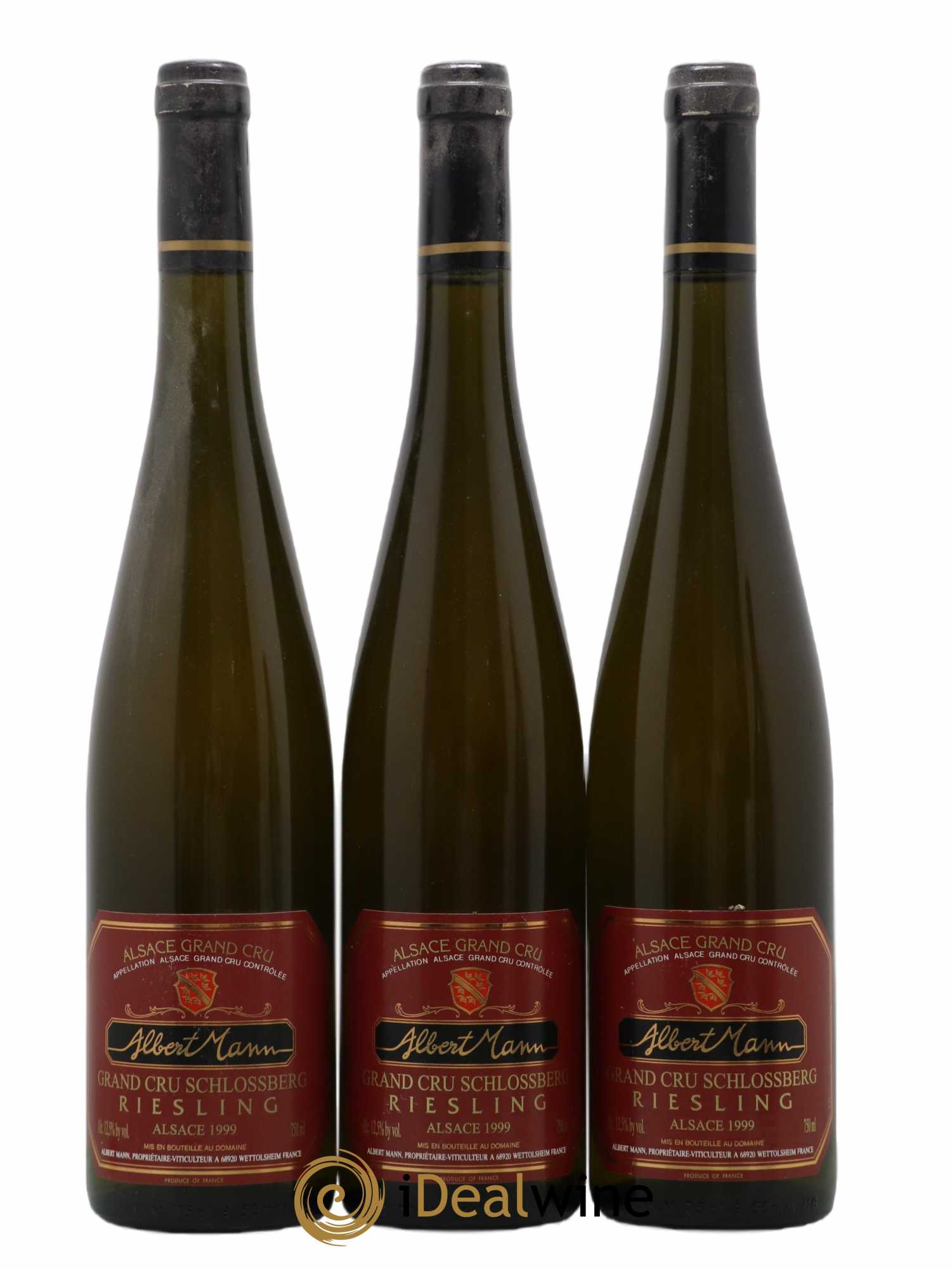 Alsace Riesling Grand Cru Schlossberg Albert Mann 1999 - Lot de 3 bouteilles - 0
