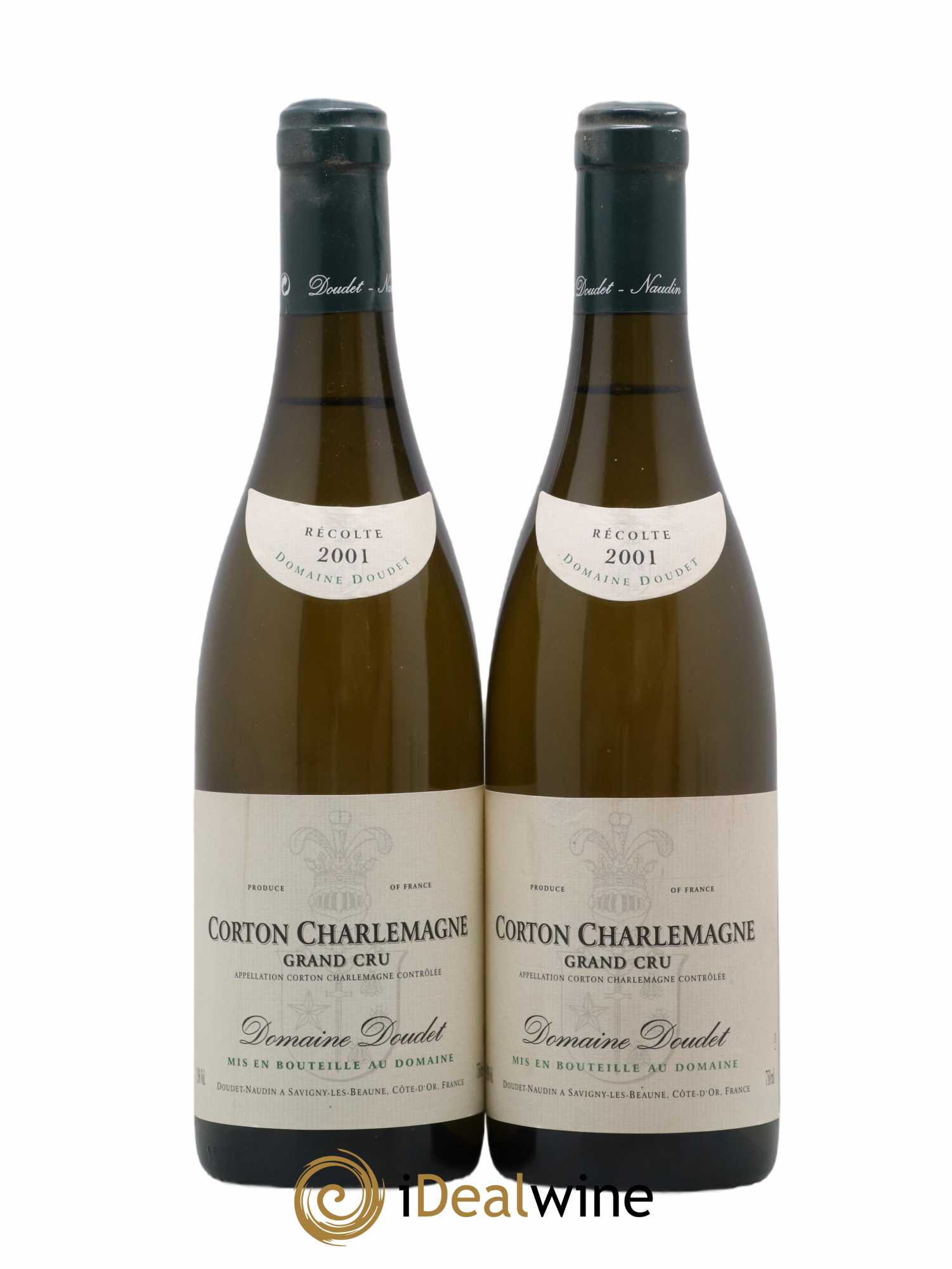 Corton-Charlemagne Grand Cru Domaine Doudet 2001 - Lot de 2 bouteilles - 0