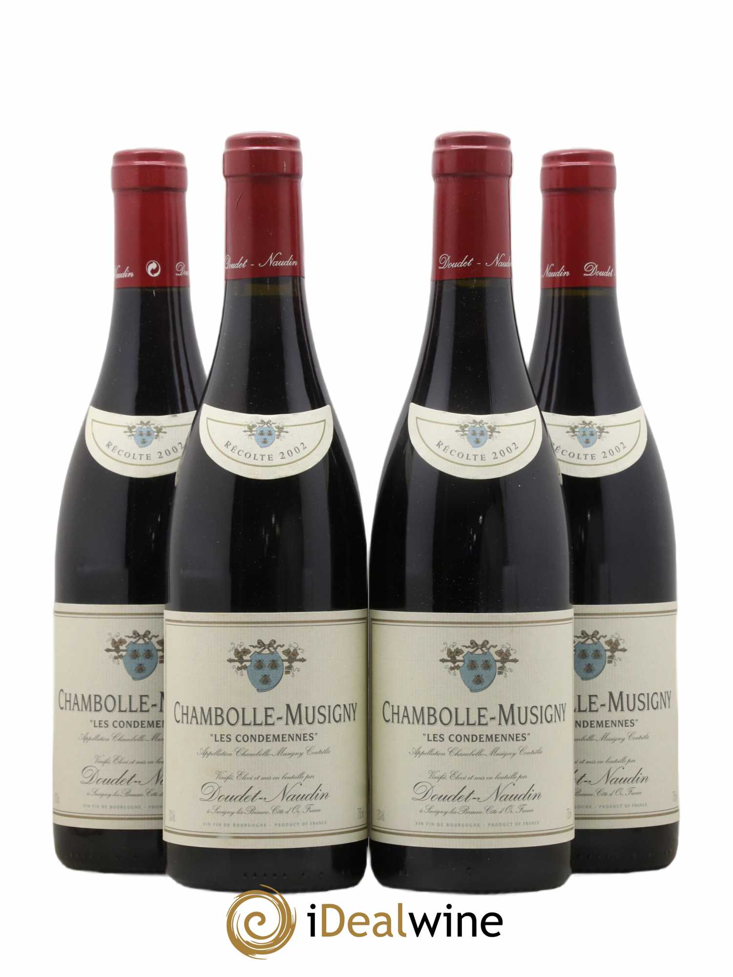 Chambolle-Musigny Les Condemennes Domaine Doudet Naudin 2002 - Lot de 4 bouteilles - 0